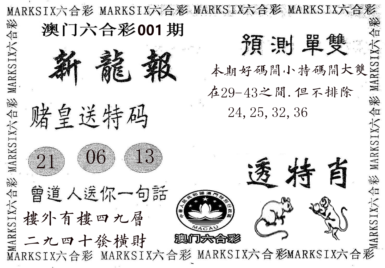 新龙报 第1期