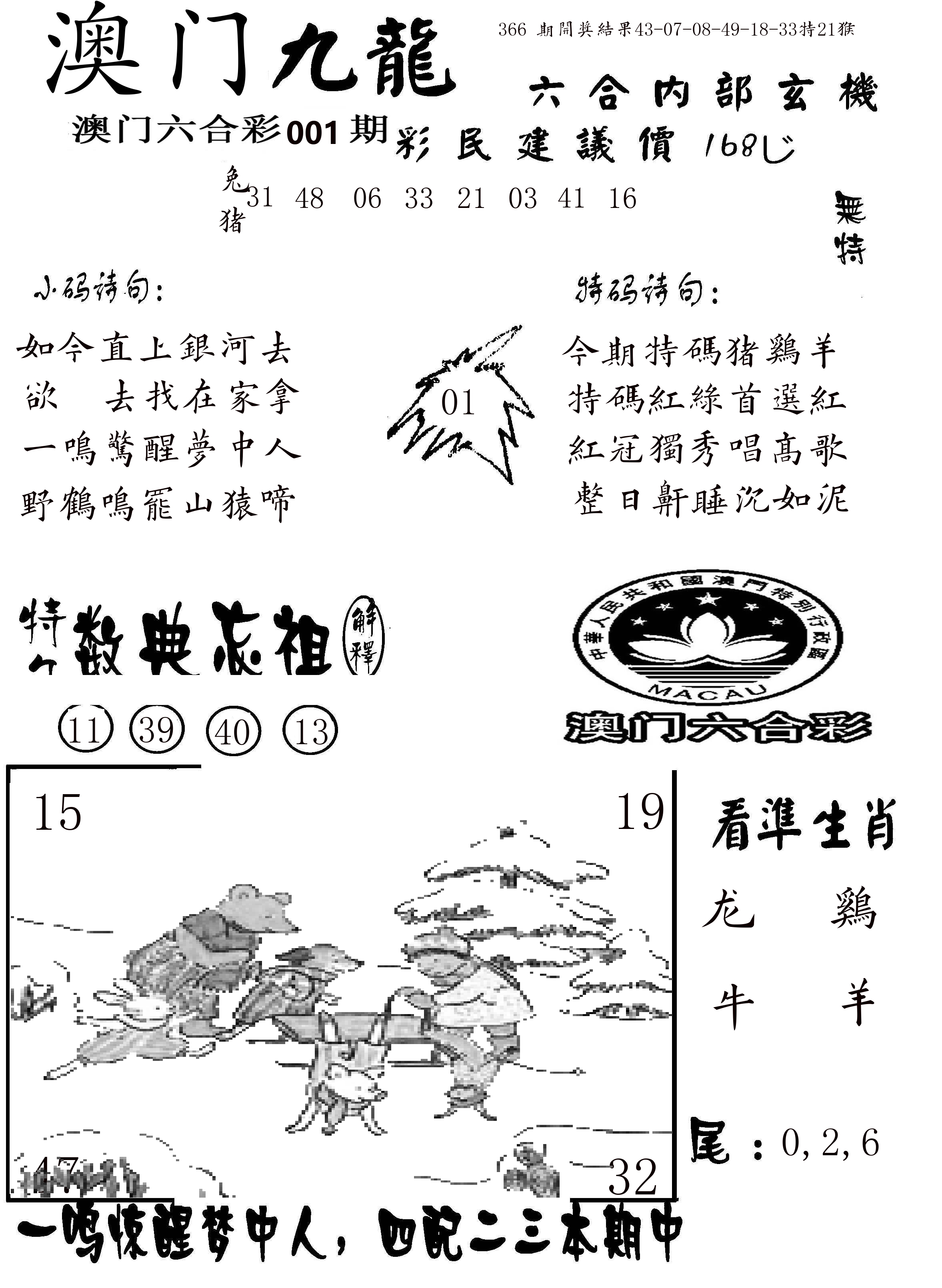 澳门传真1 第1期