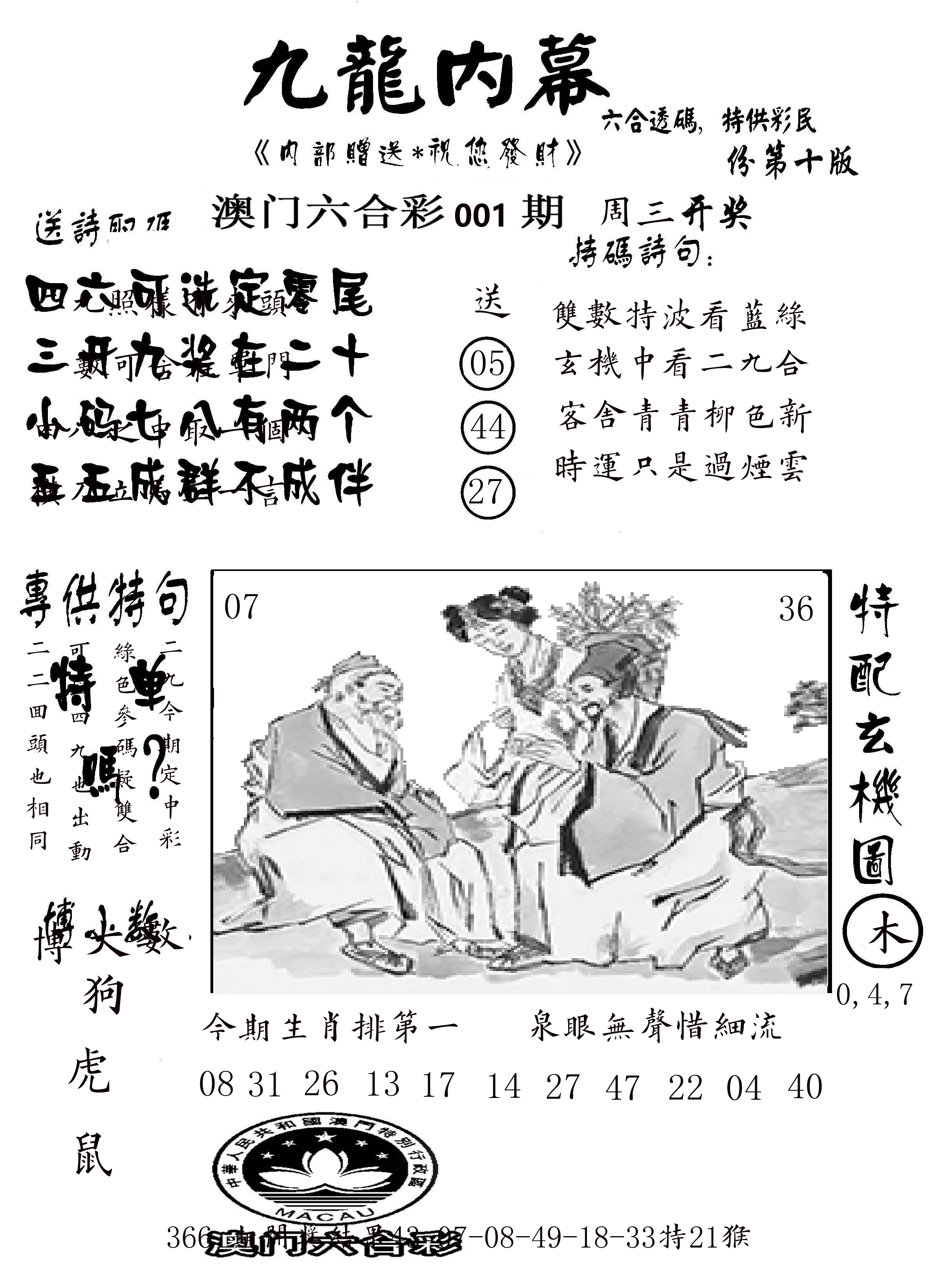 澳门传真2 第1期