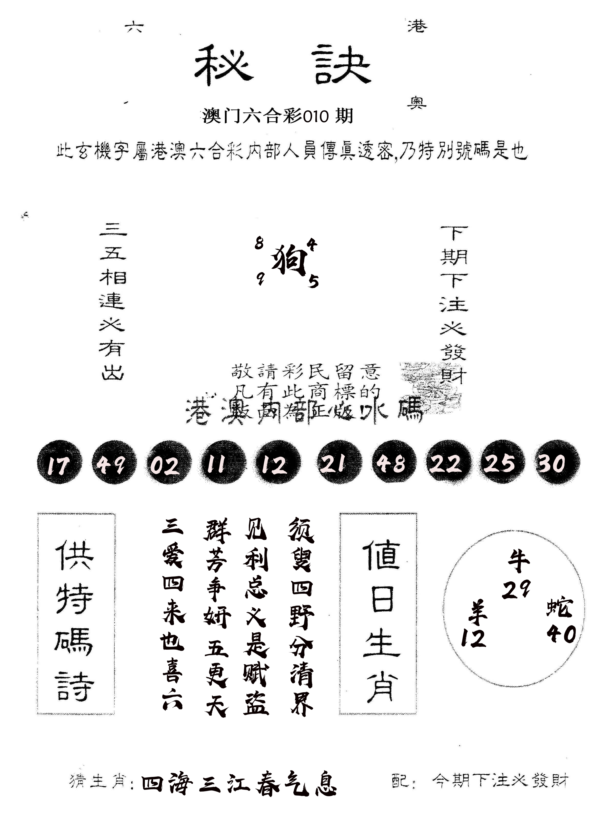 另版秘诀 第10期