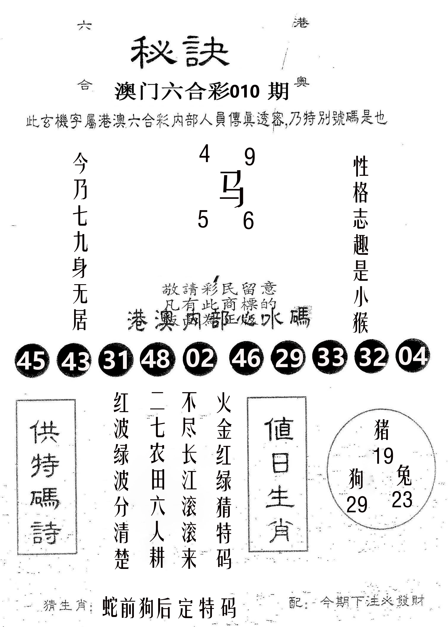 秘决 第10期