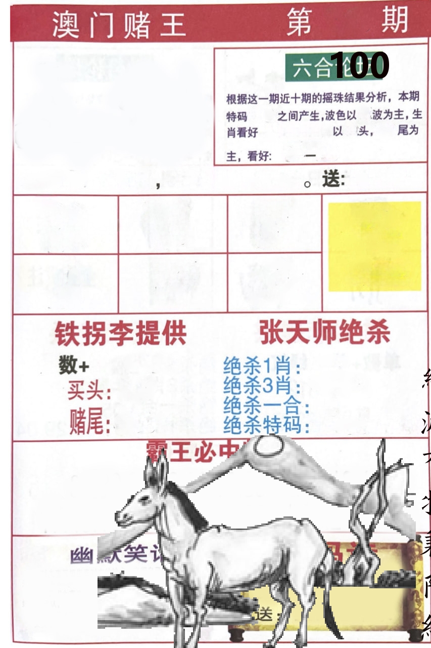 澳门堵王 第100期