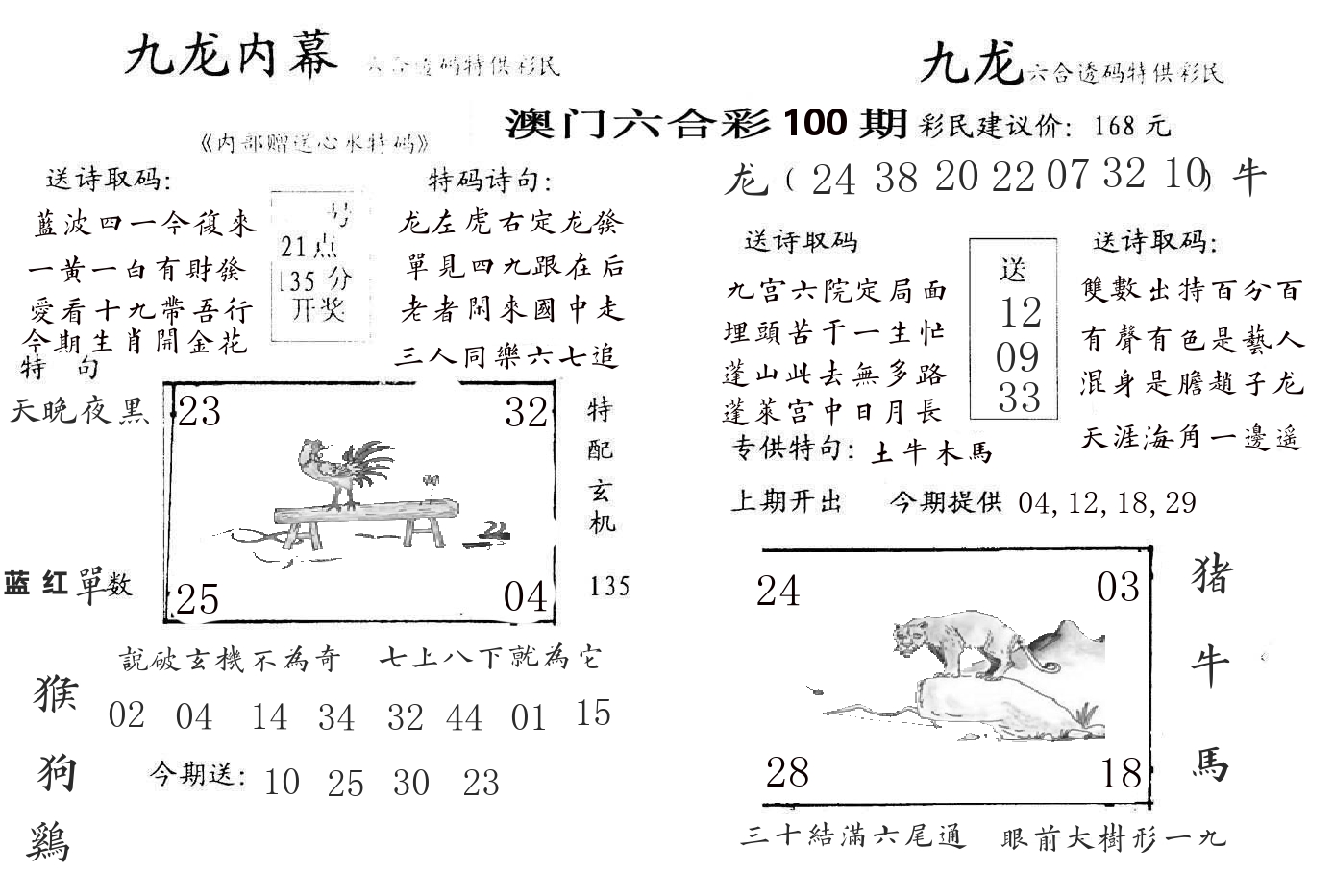 九龙内幕 第100期