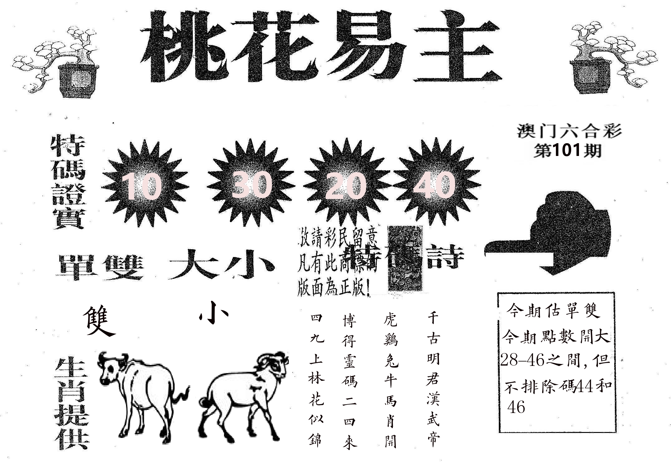 桃花易主 第101期