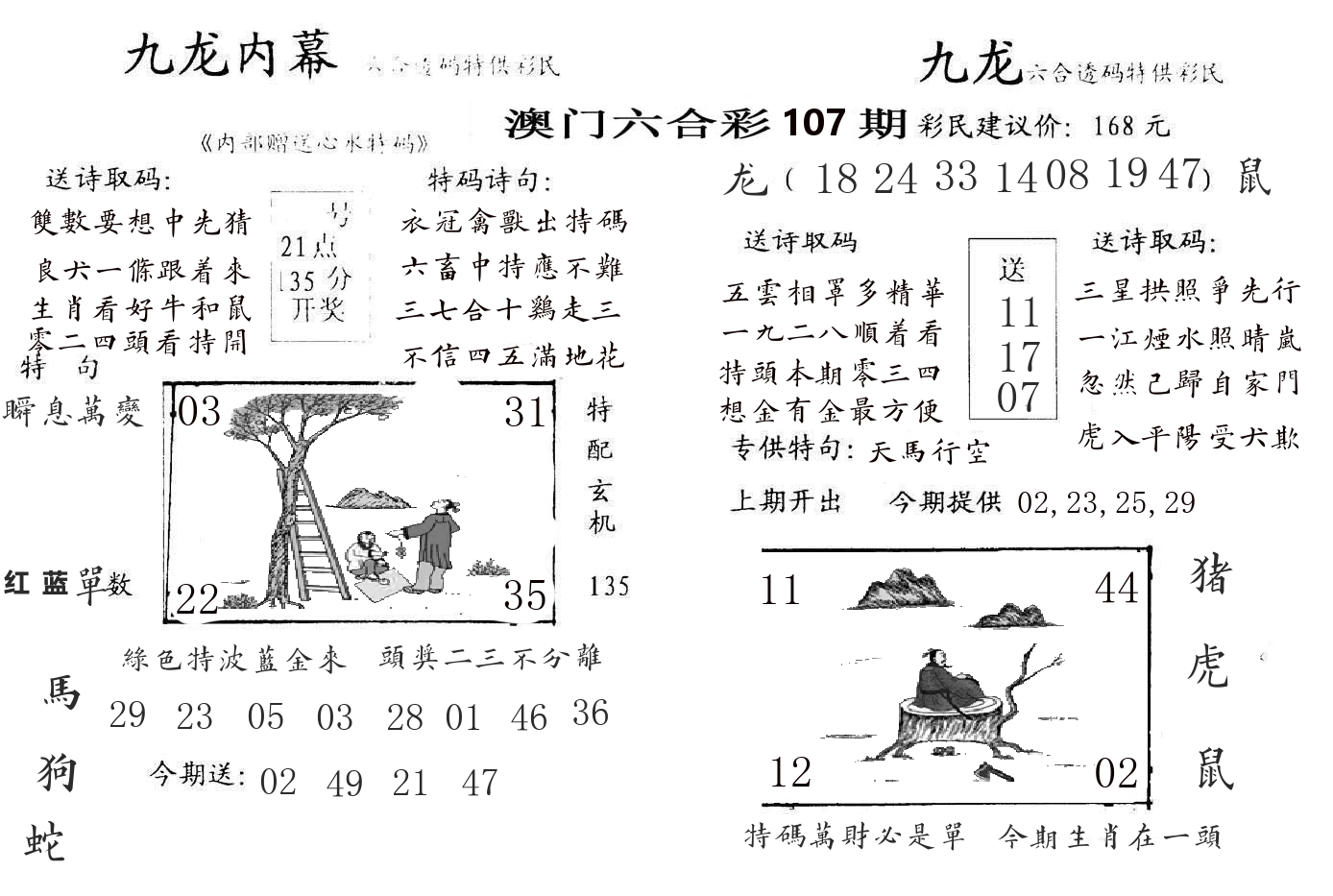九龙内幕 第107期