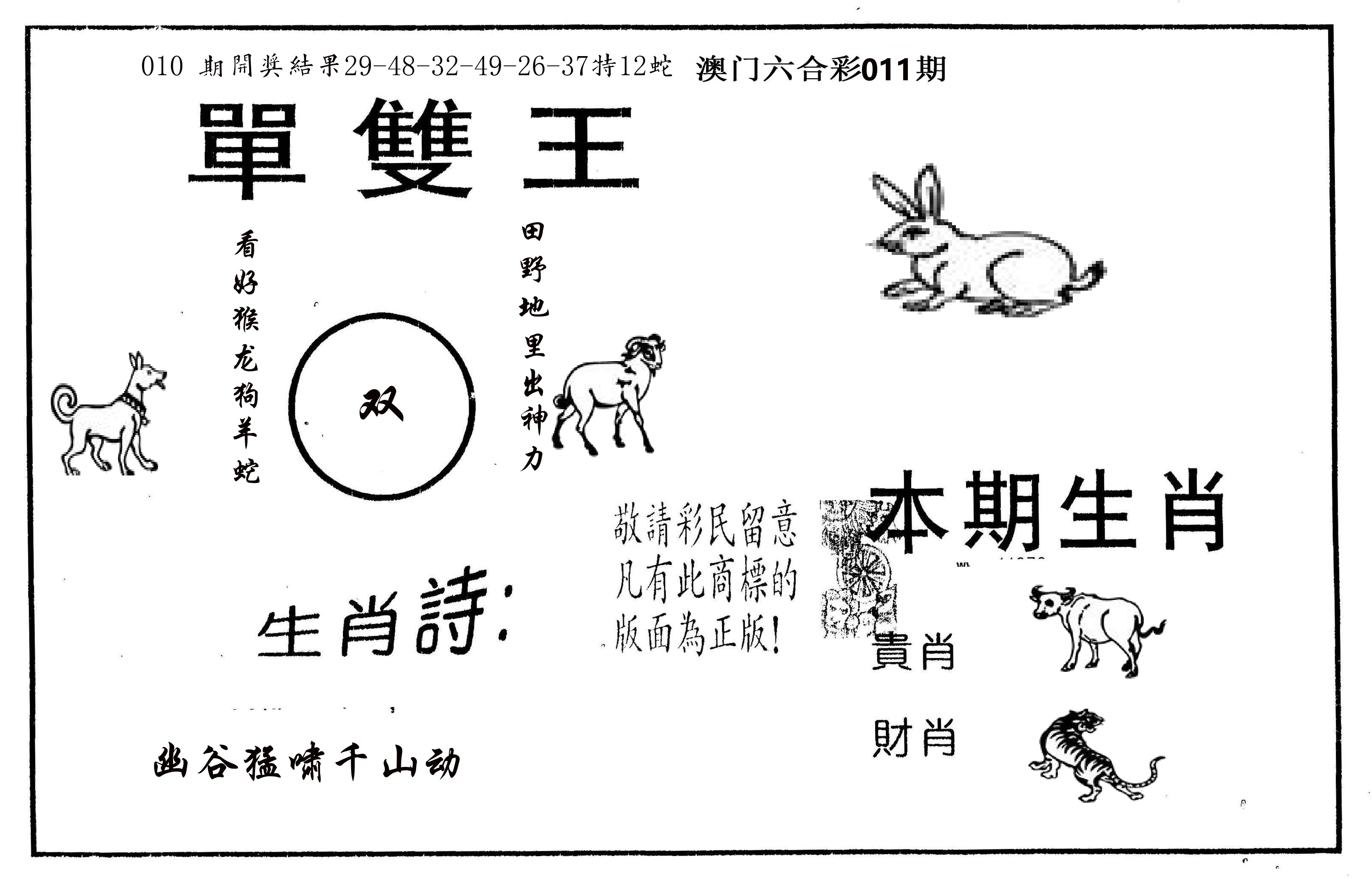 单双王A 第11期