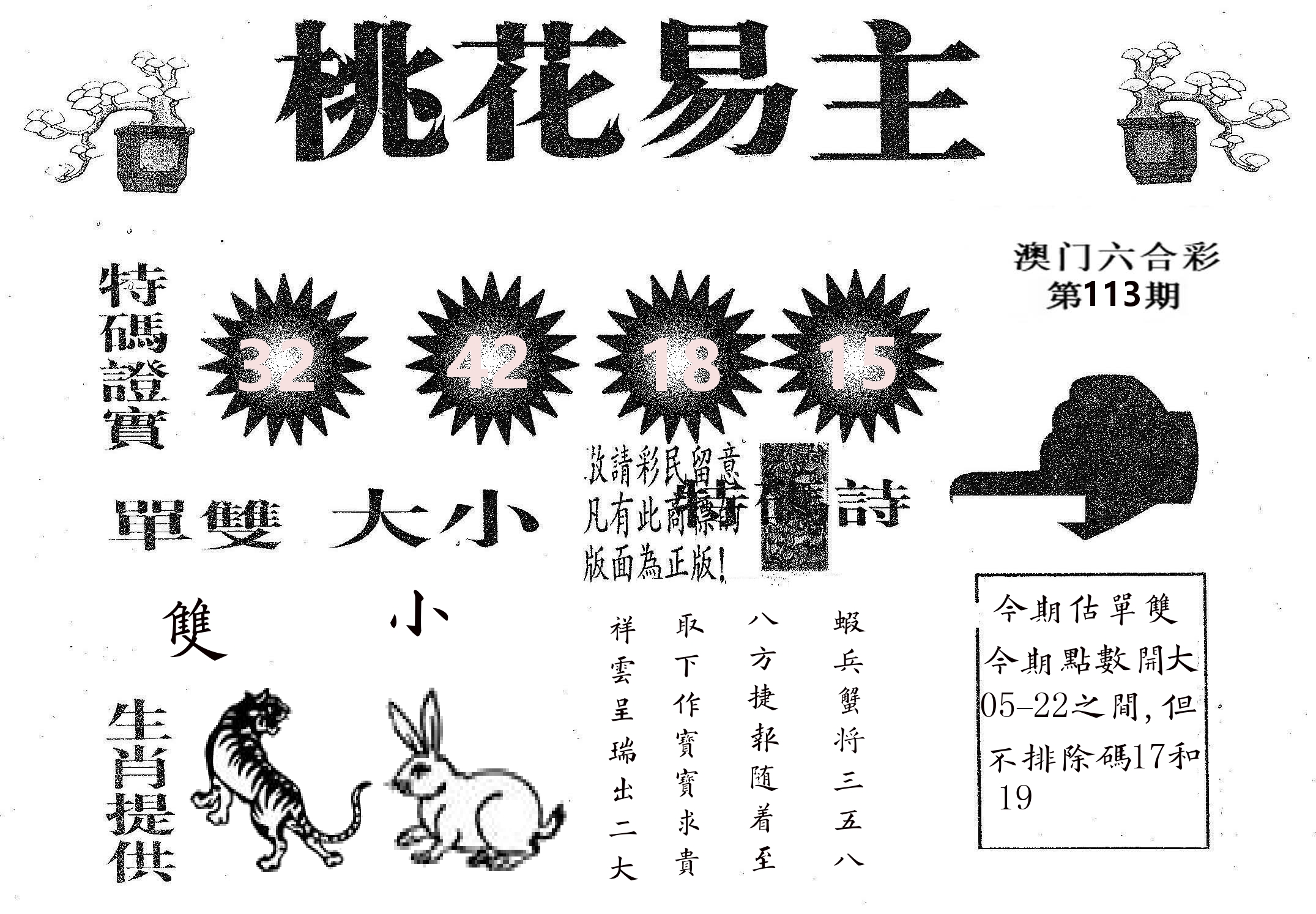 桃花易主 第113期