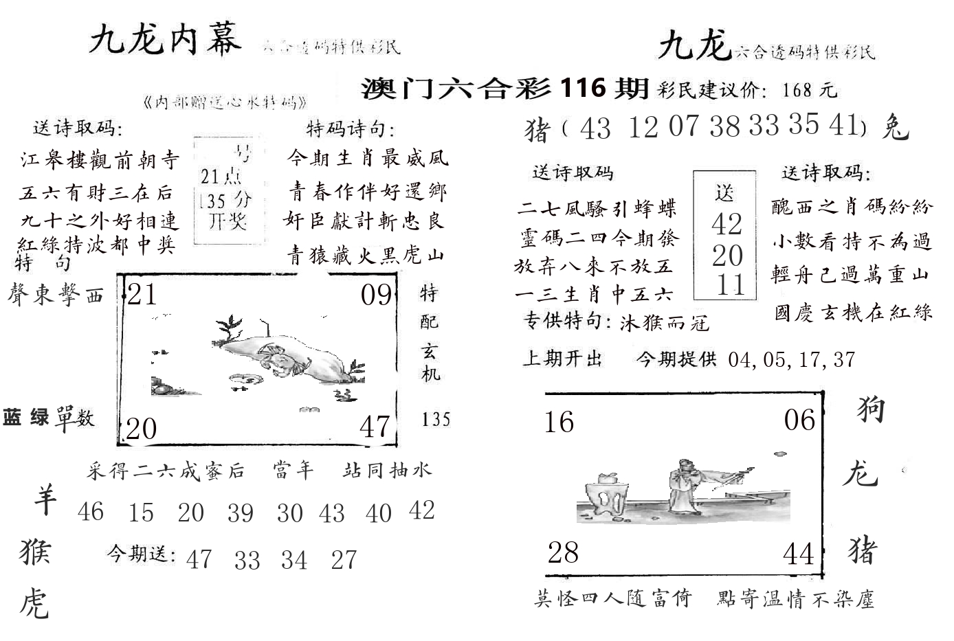 九龙内幕 第116期