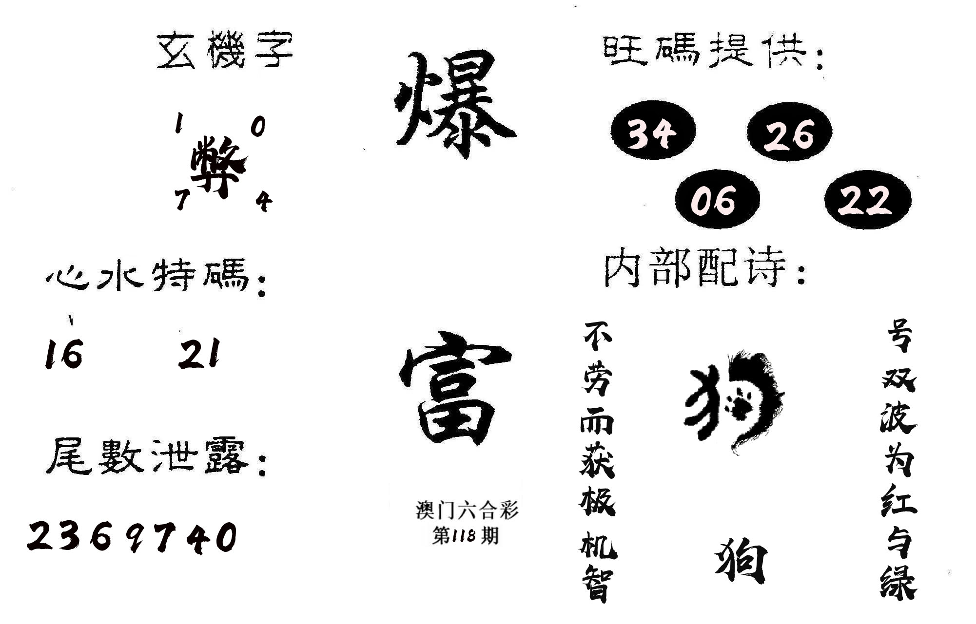爆富 第118期