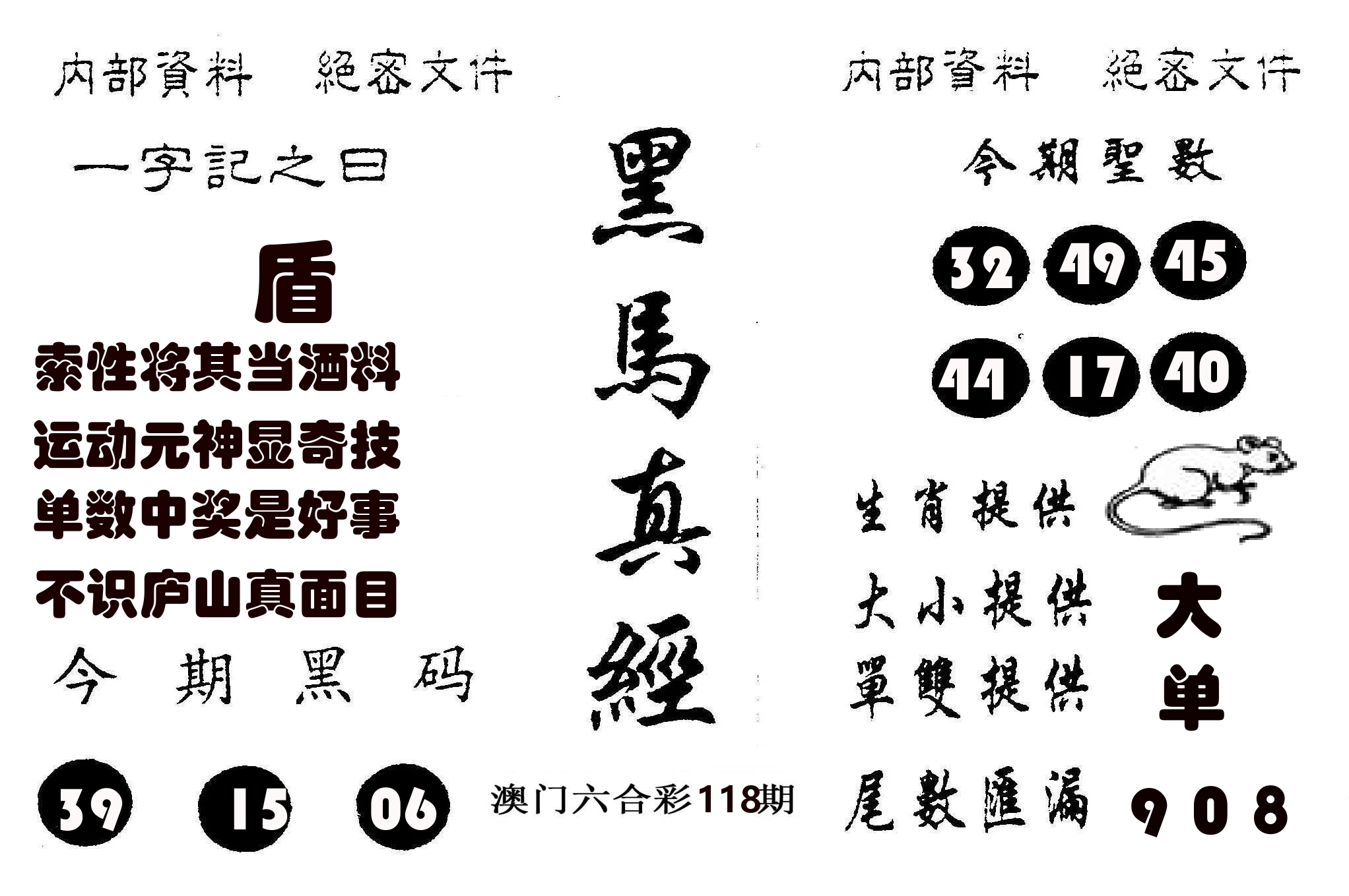 黑马真经 第118期