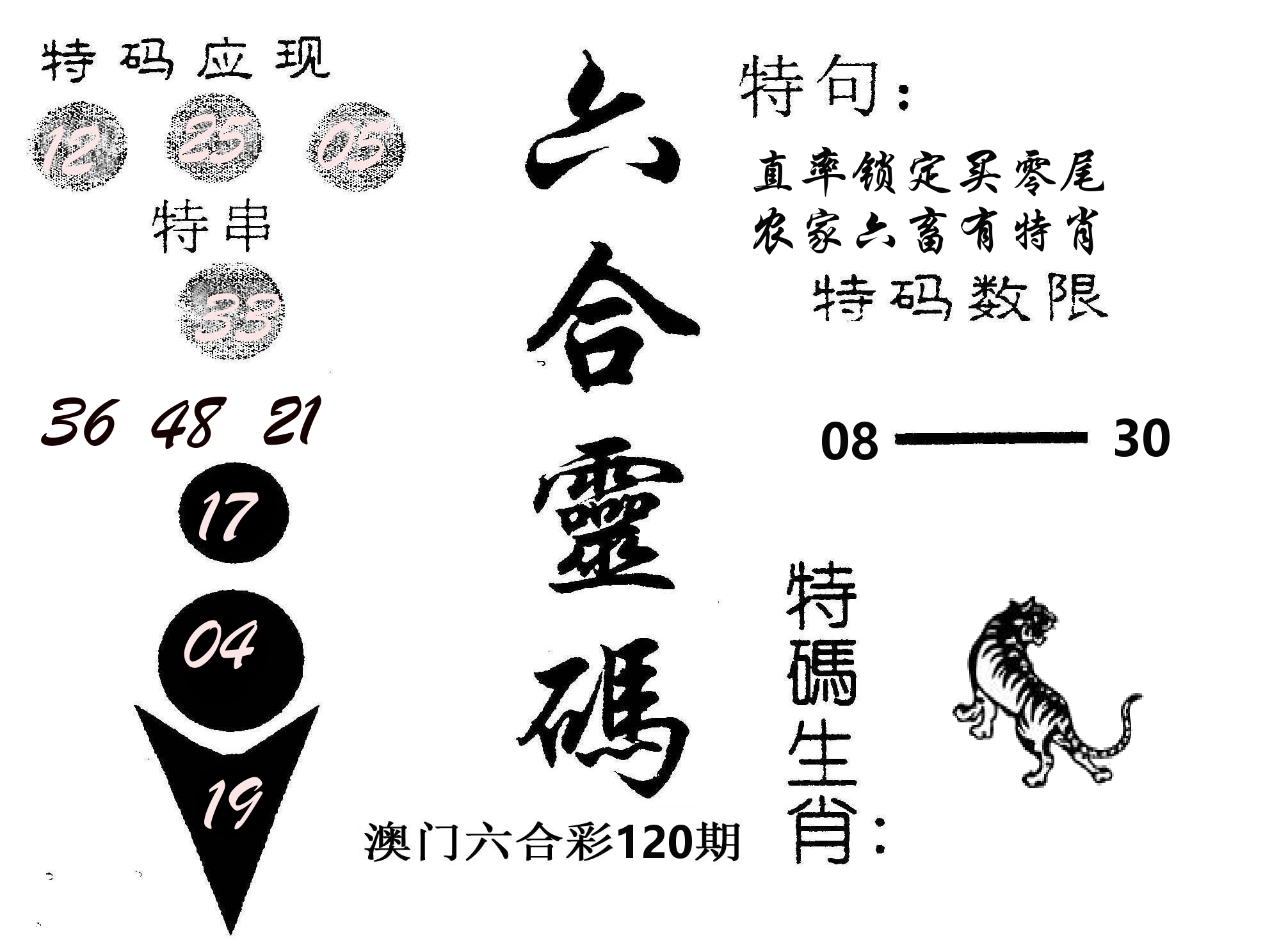 六合灵码 第120期