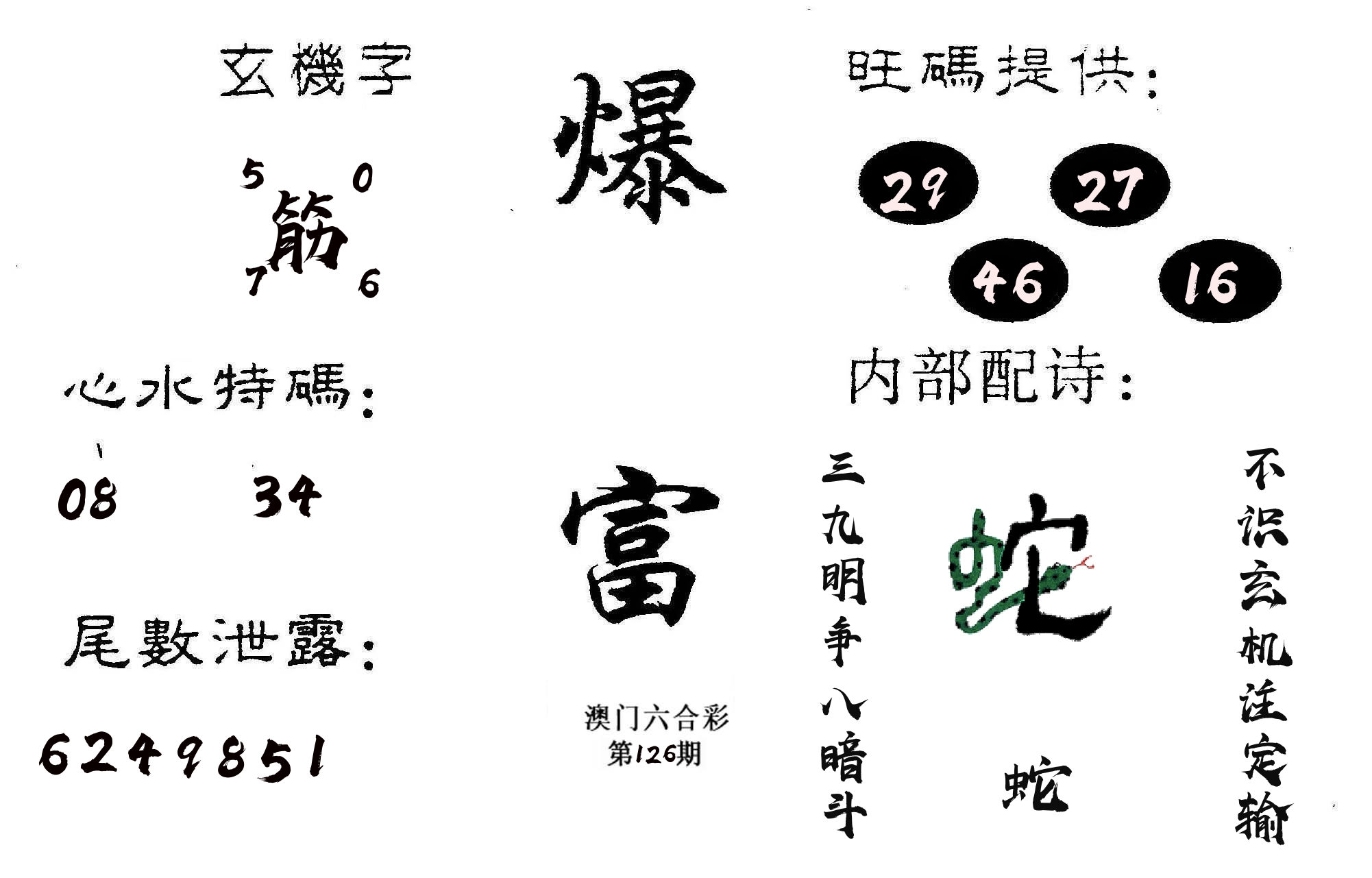 爆富 第126期