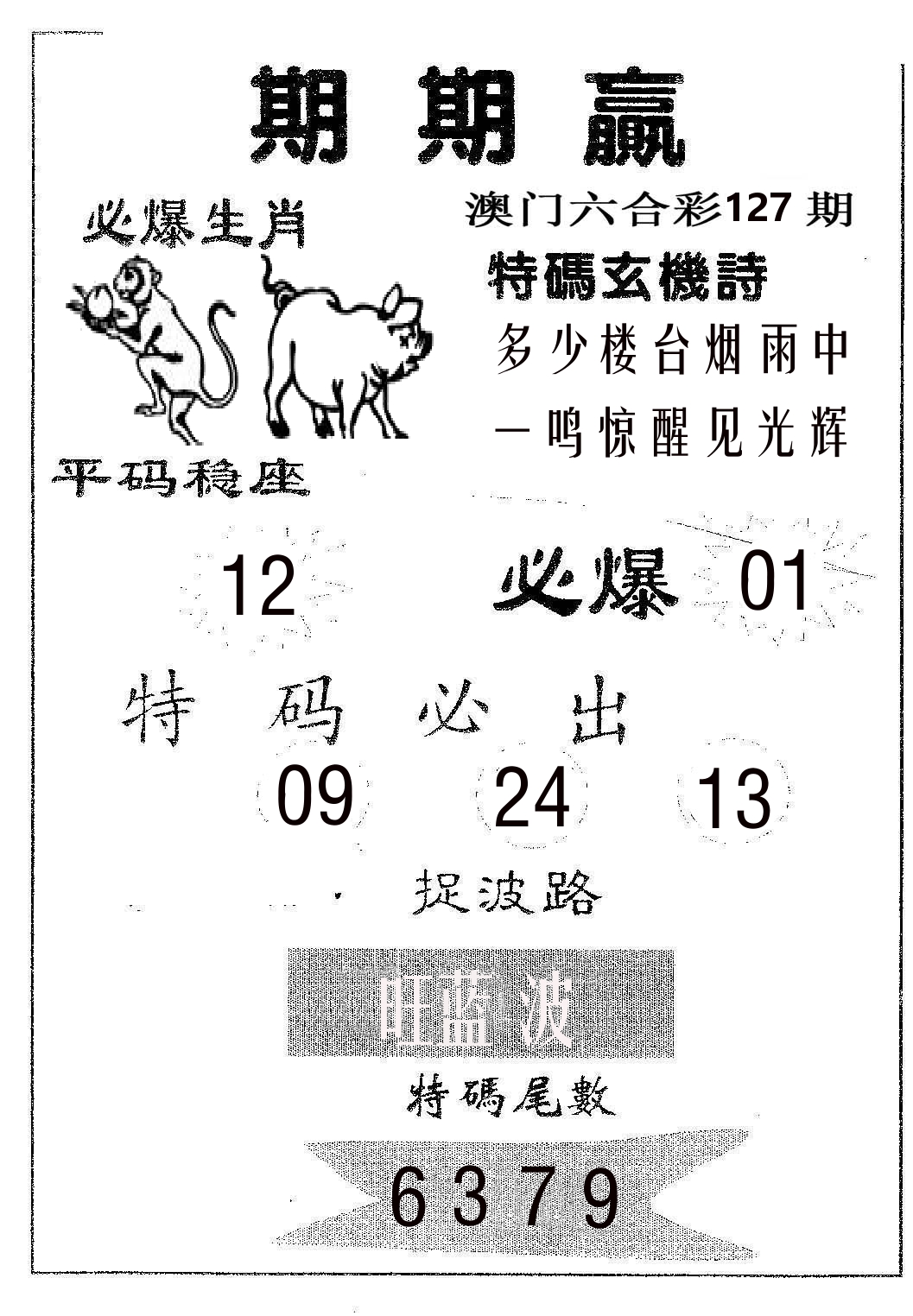 期期赢 第127期