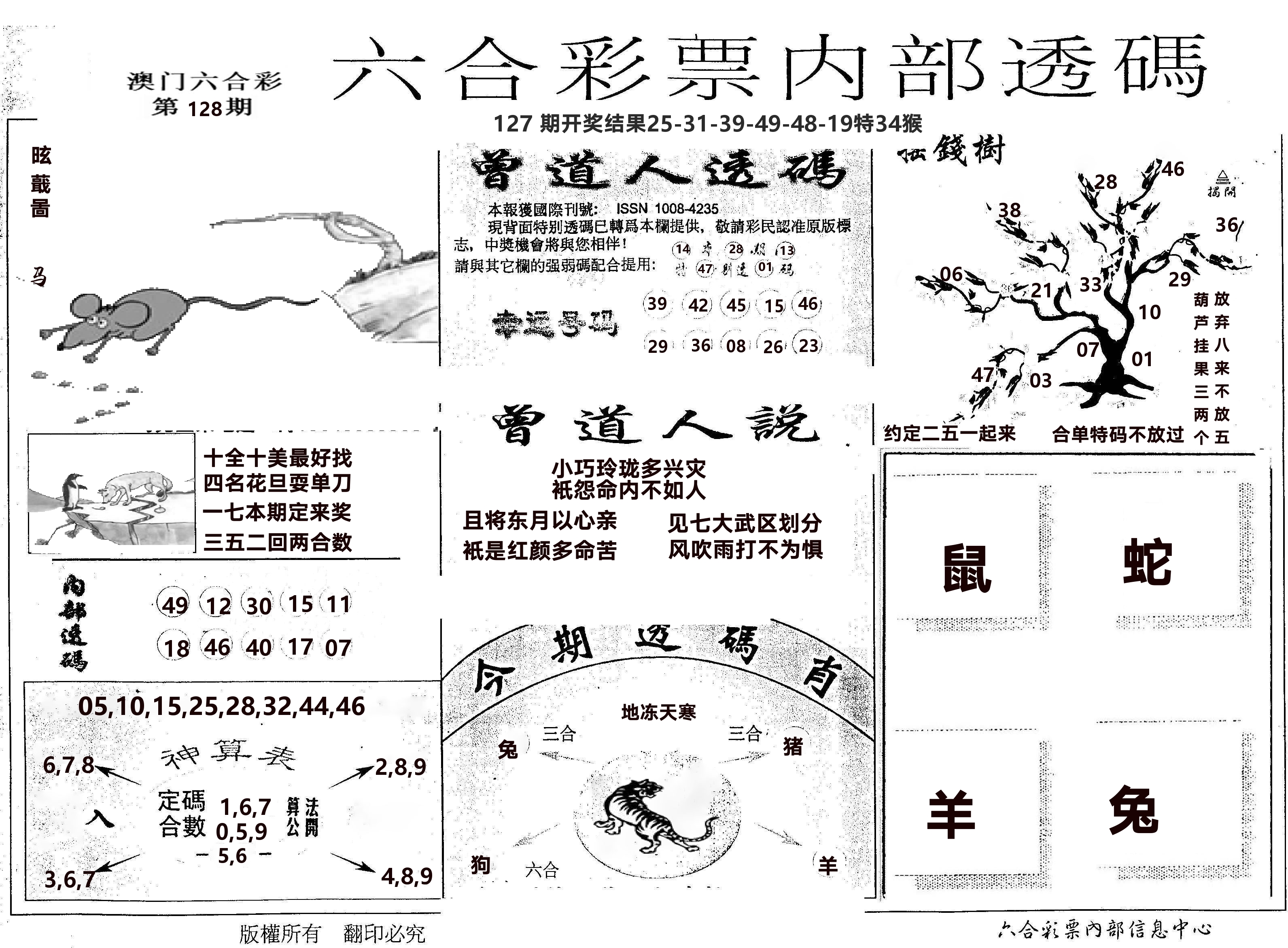 内部透码(信封) 第128期