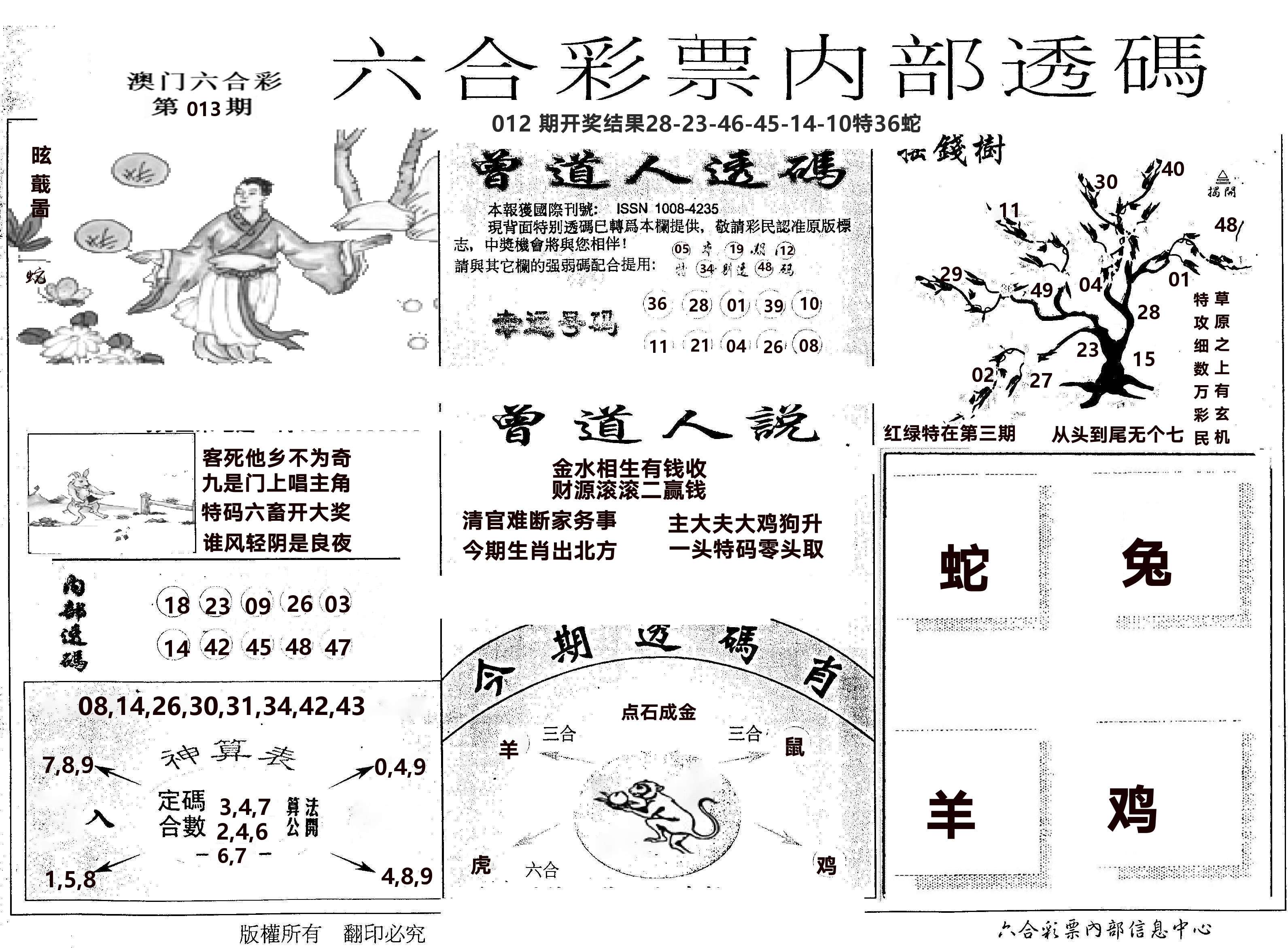 内部透码(信封) 第13期