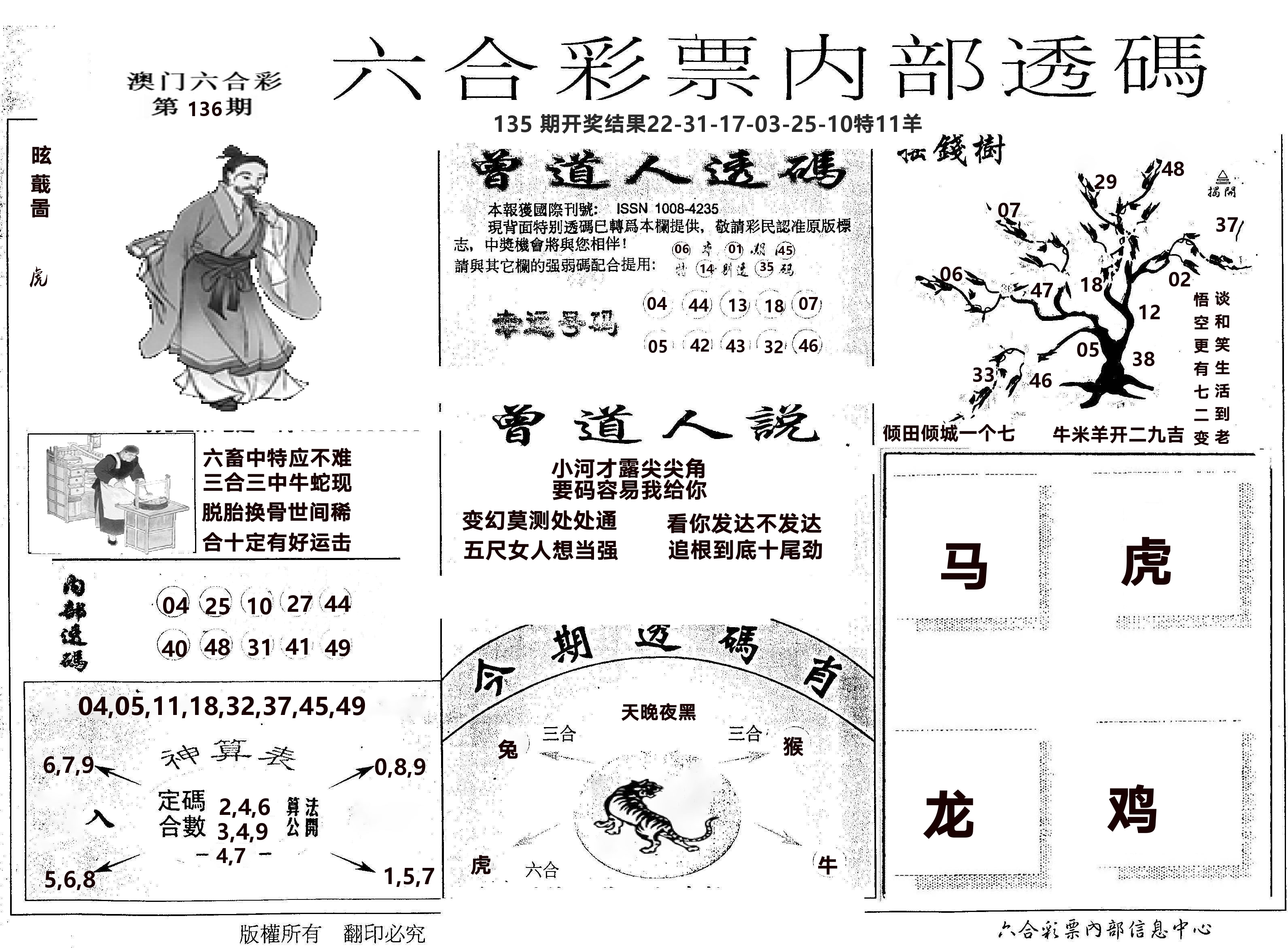 内部透码(信封) 第136期