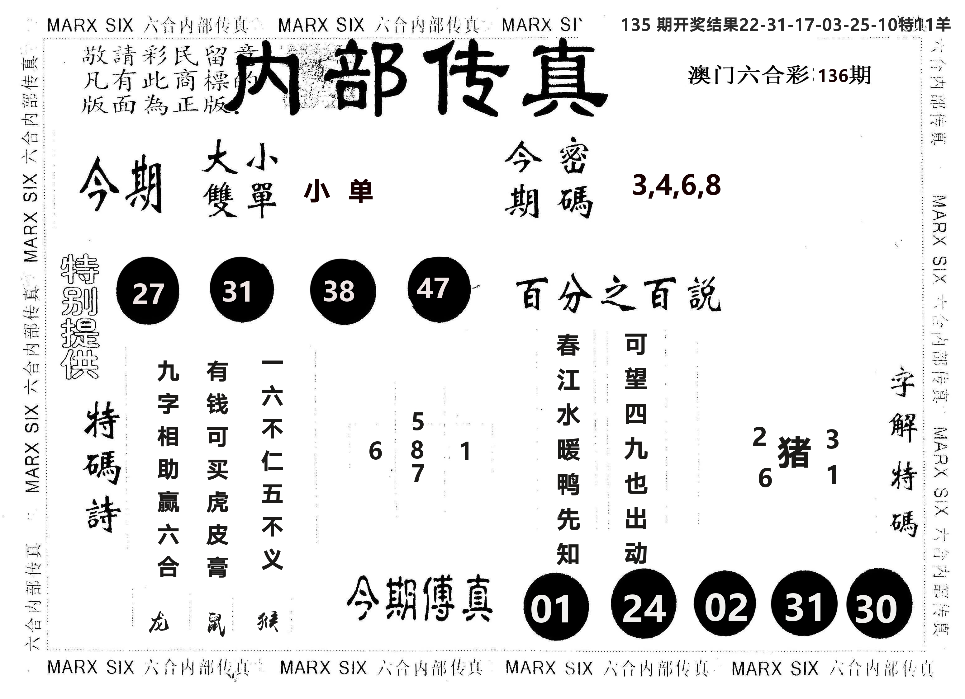 另版内部传真 第136期