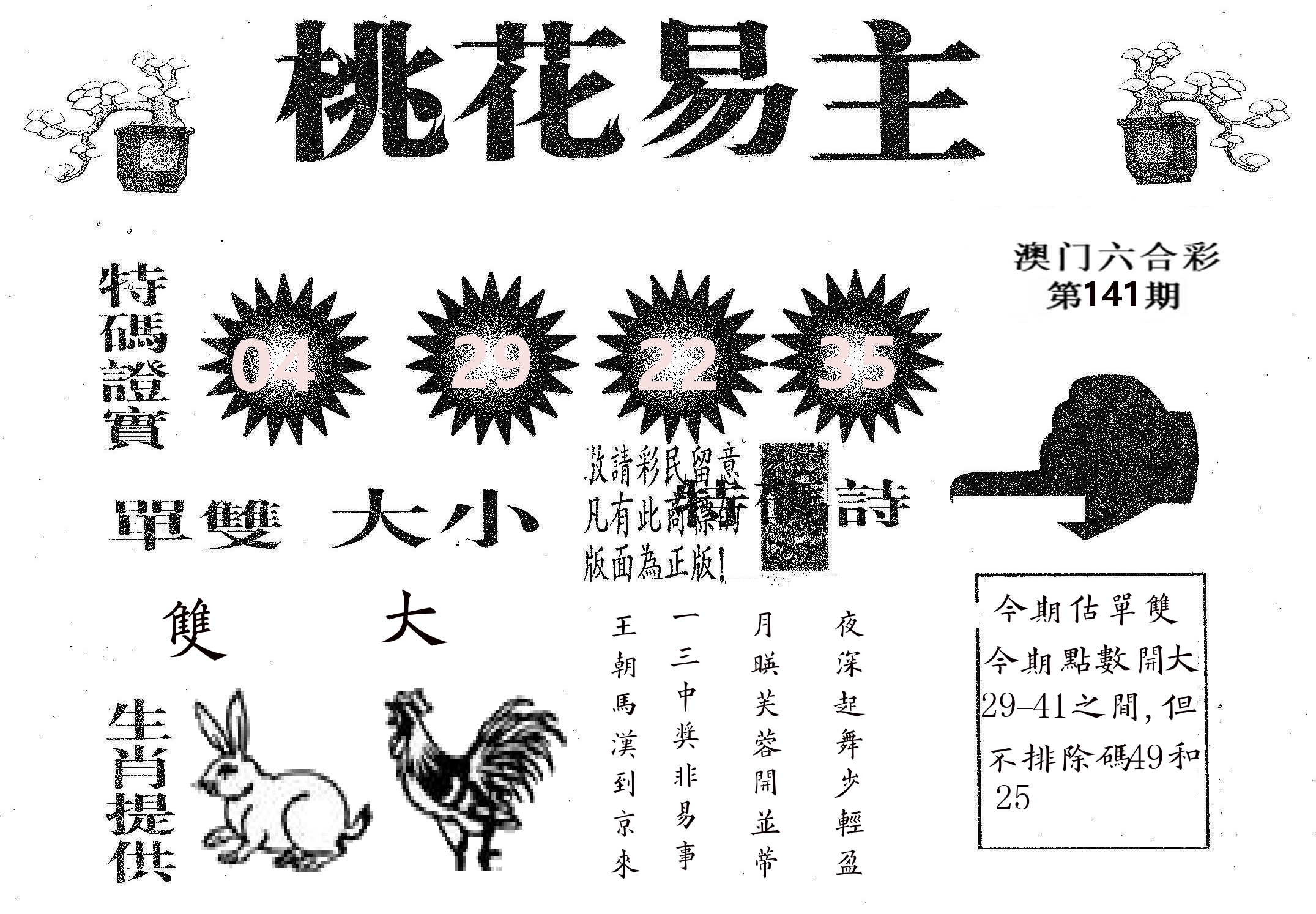 桃花易主 第141期