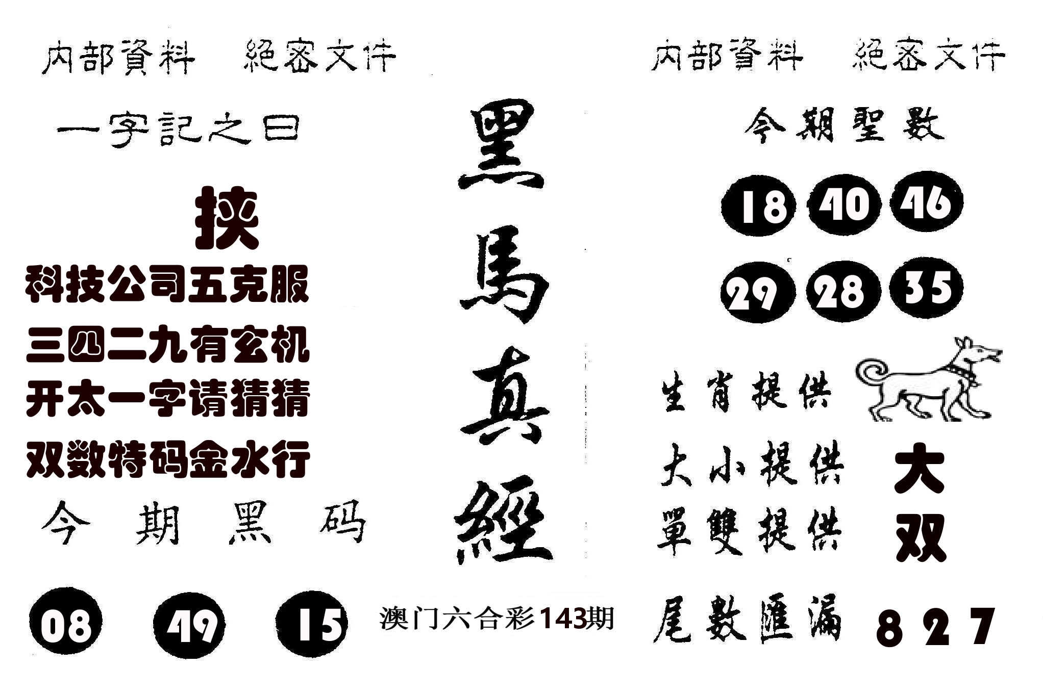 黑马真经 第143期