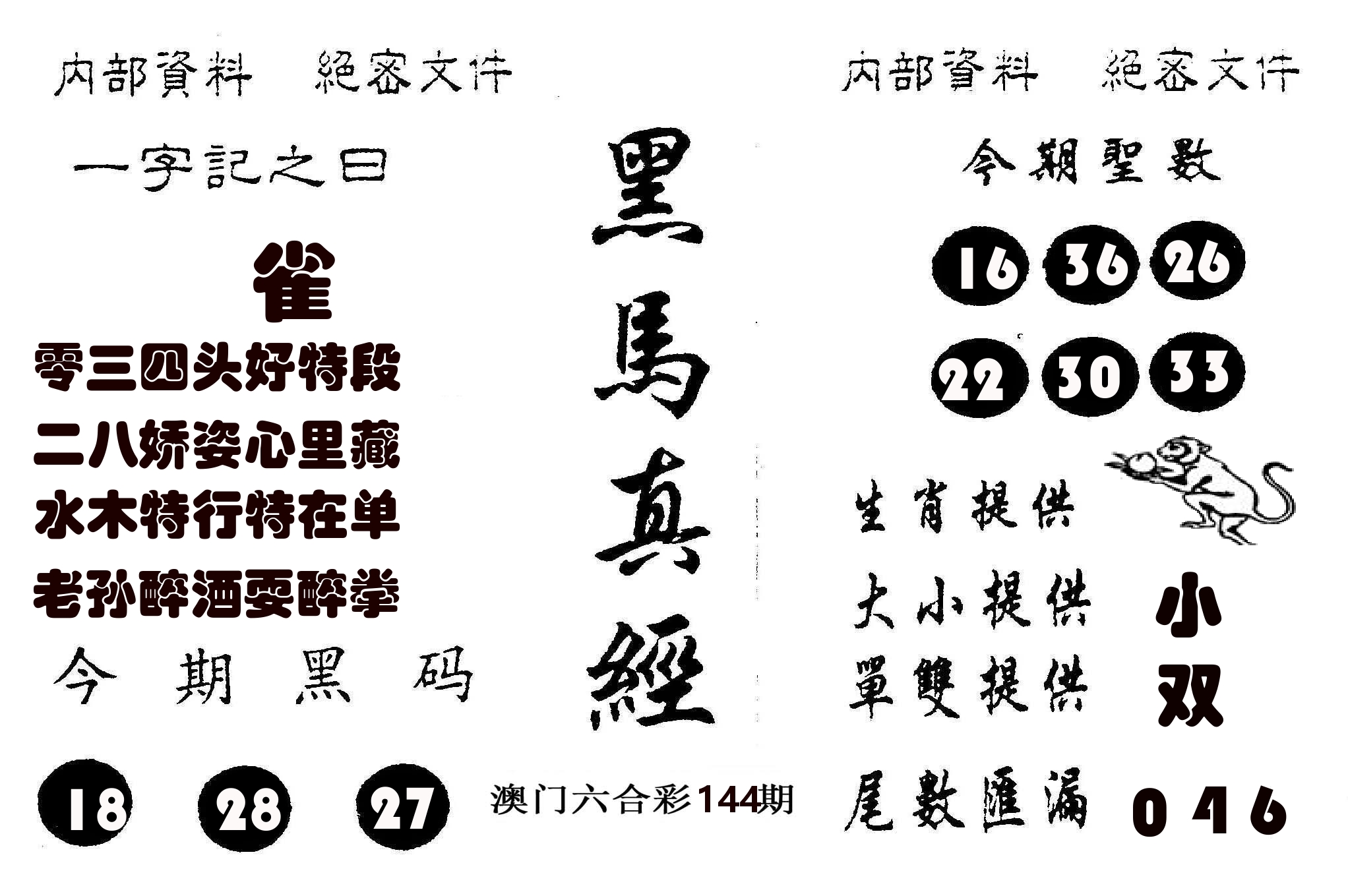 黑马真经 第144期