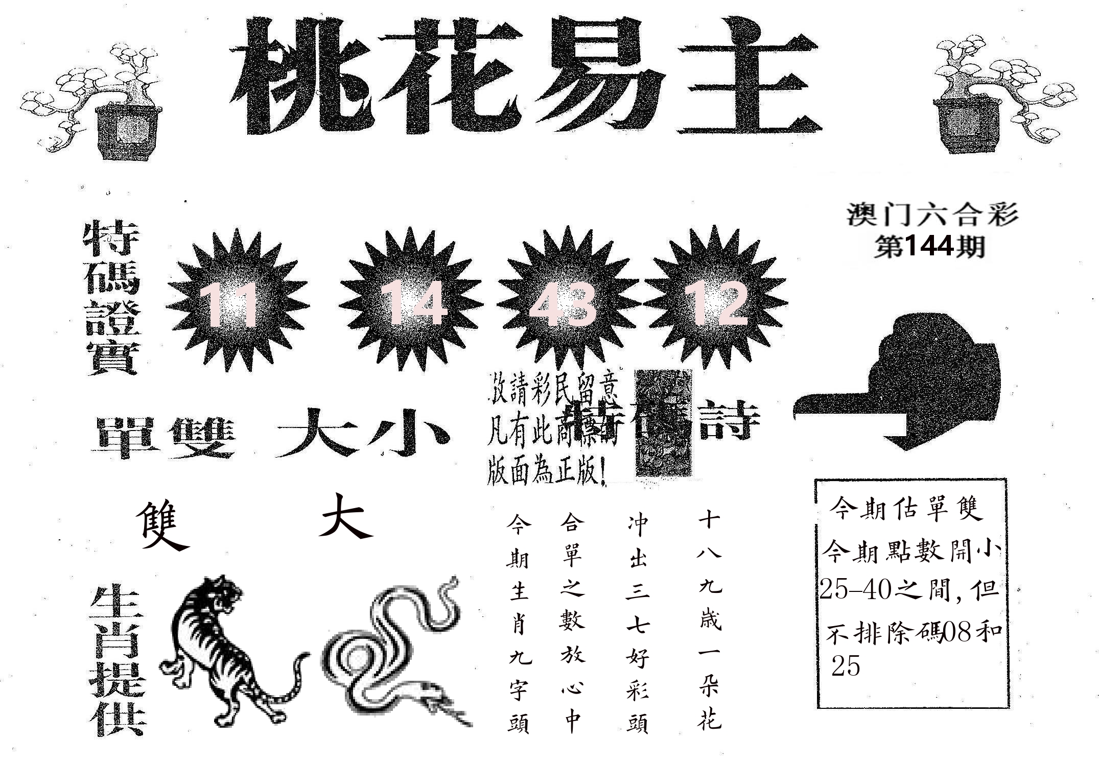 桃花易主 第144期