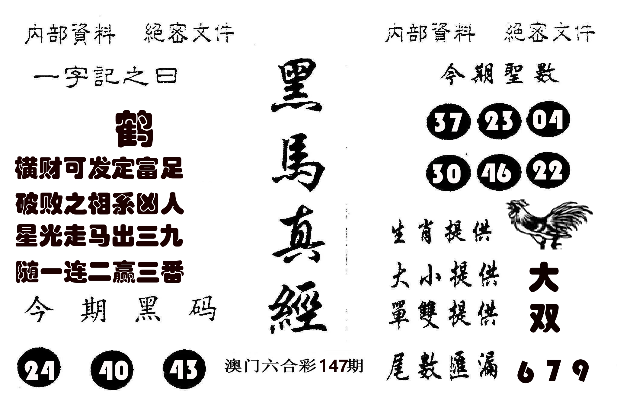 黑马真经 第147期