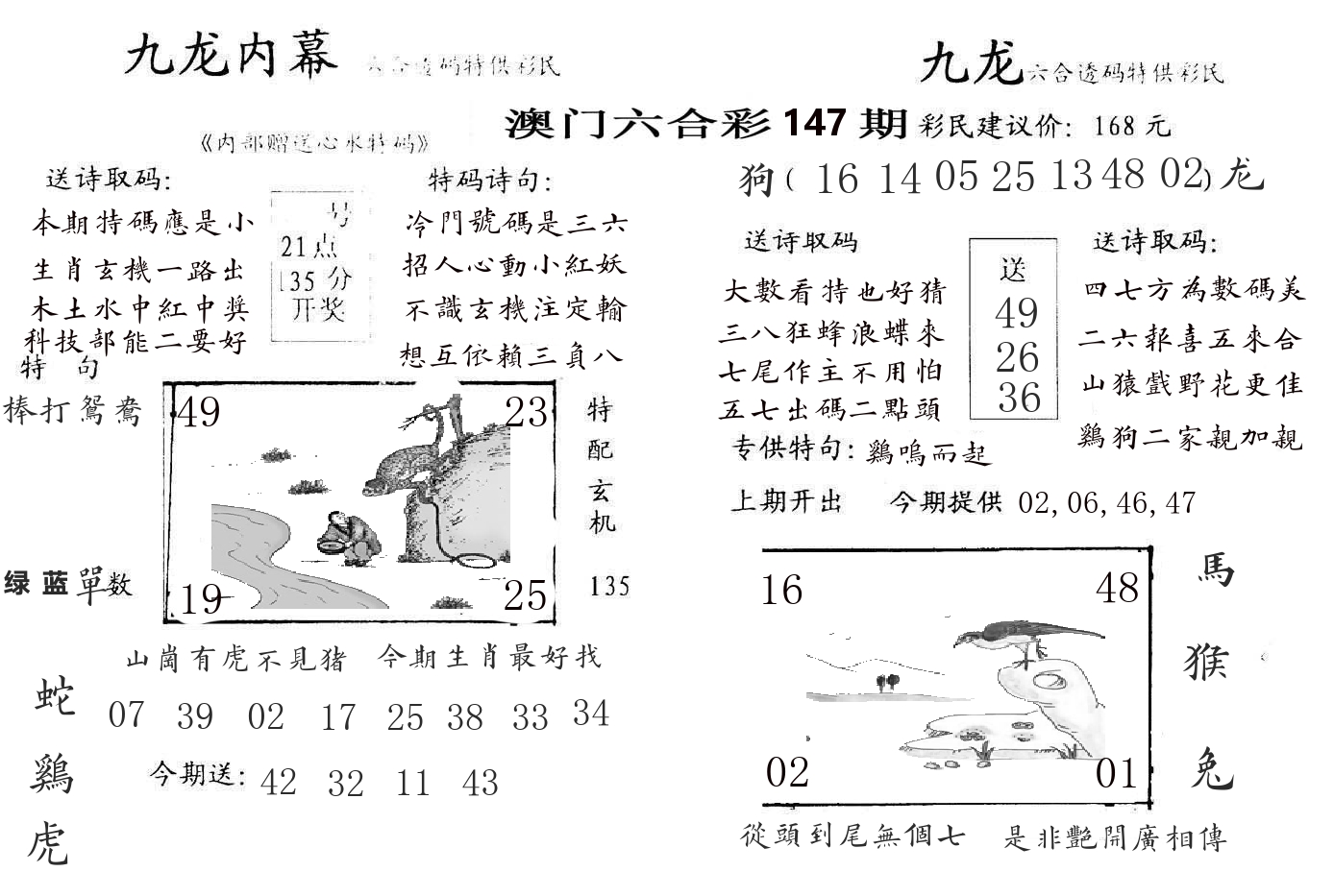 九龙内幕 第147期