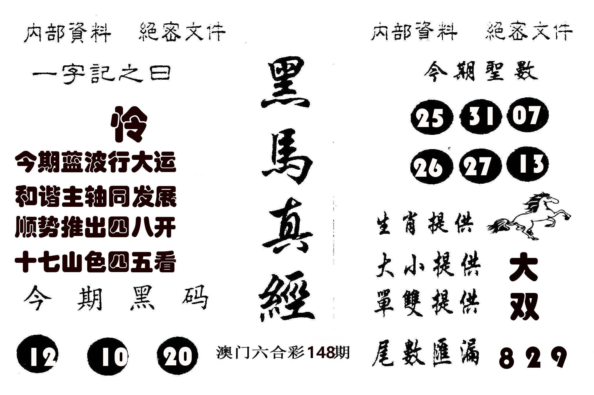 黑马真经 第148期
