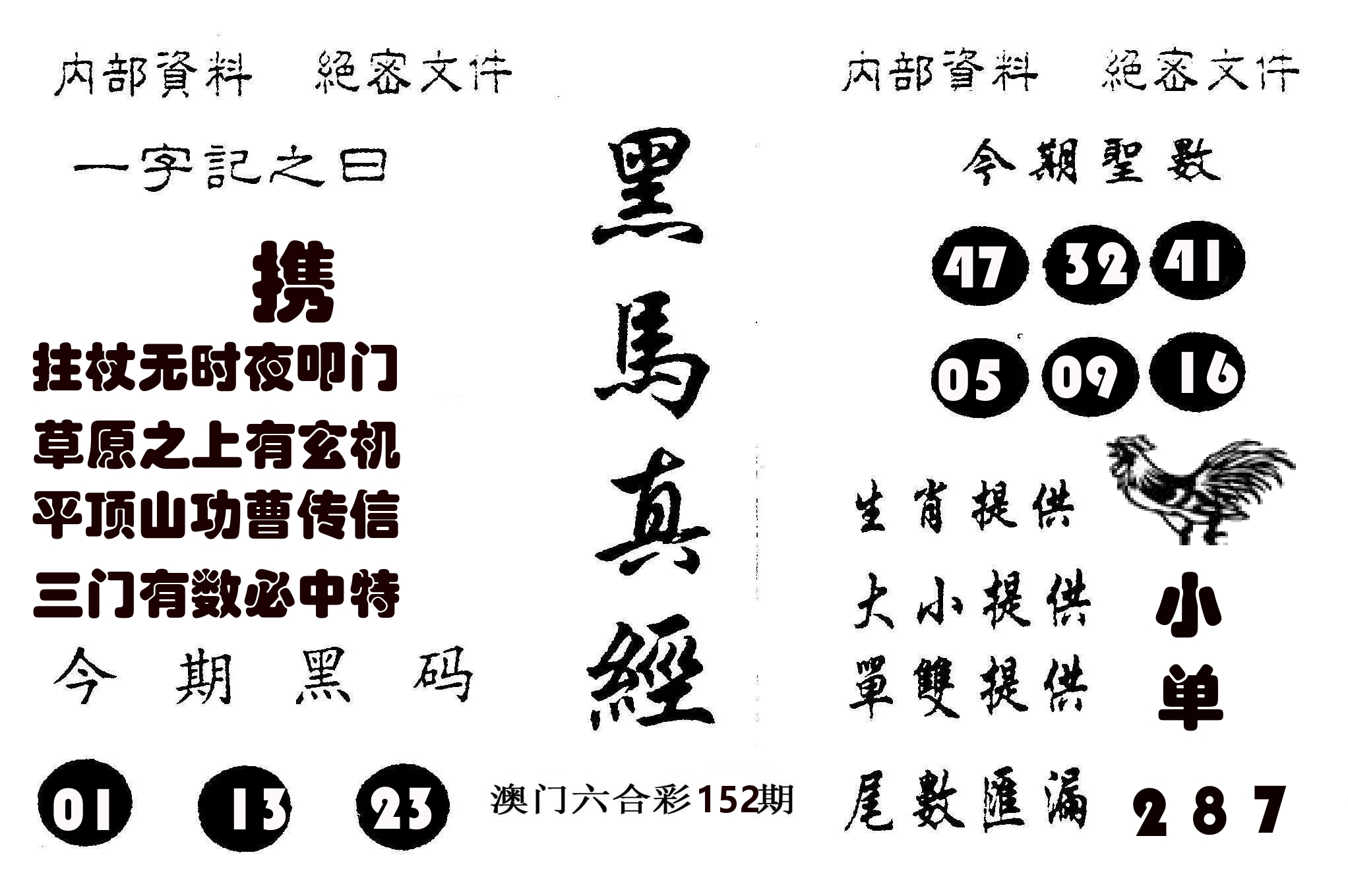 黑马真经 第152期