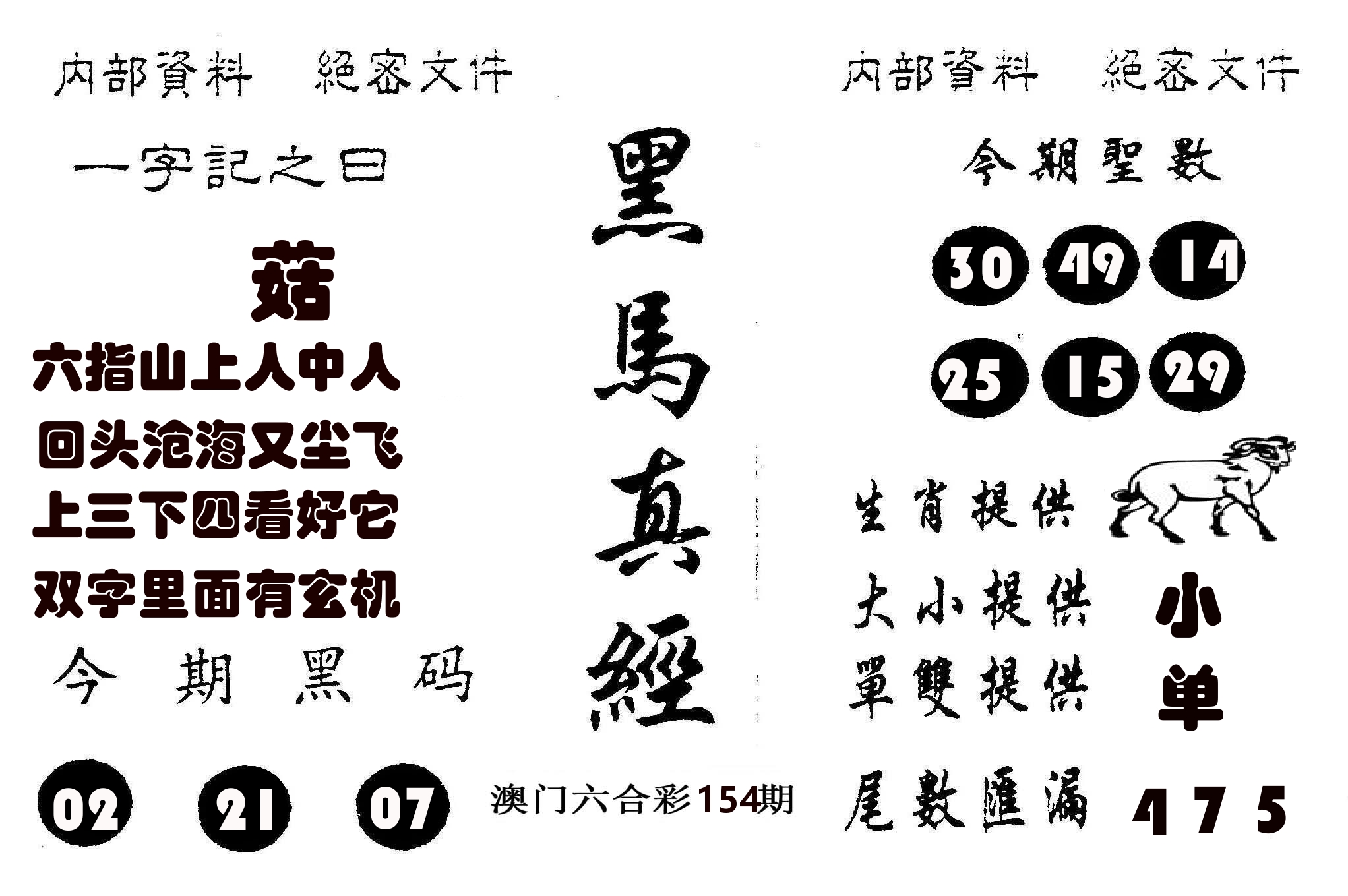 黑马真经 第154期