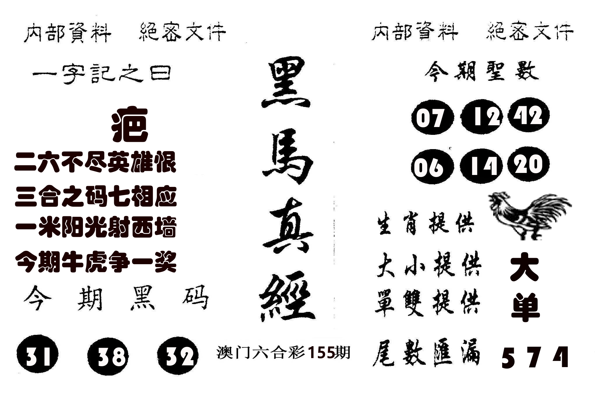 黑马真经 第155期