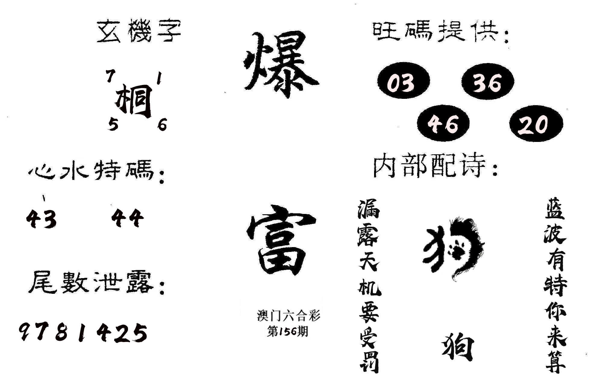 爆富 第156期