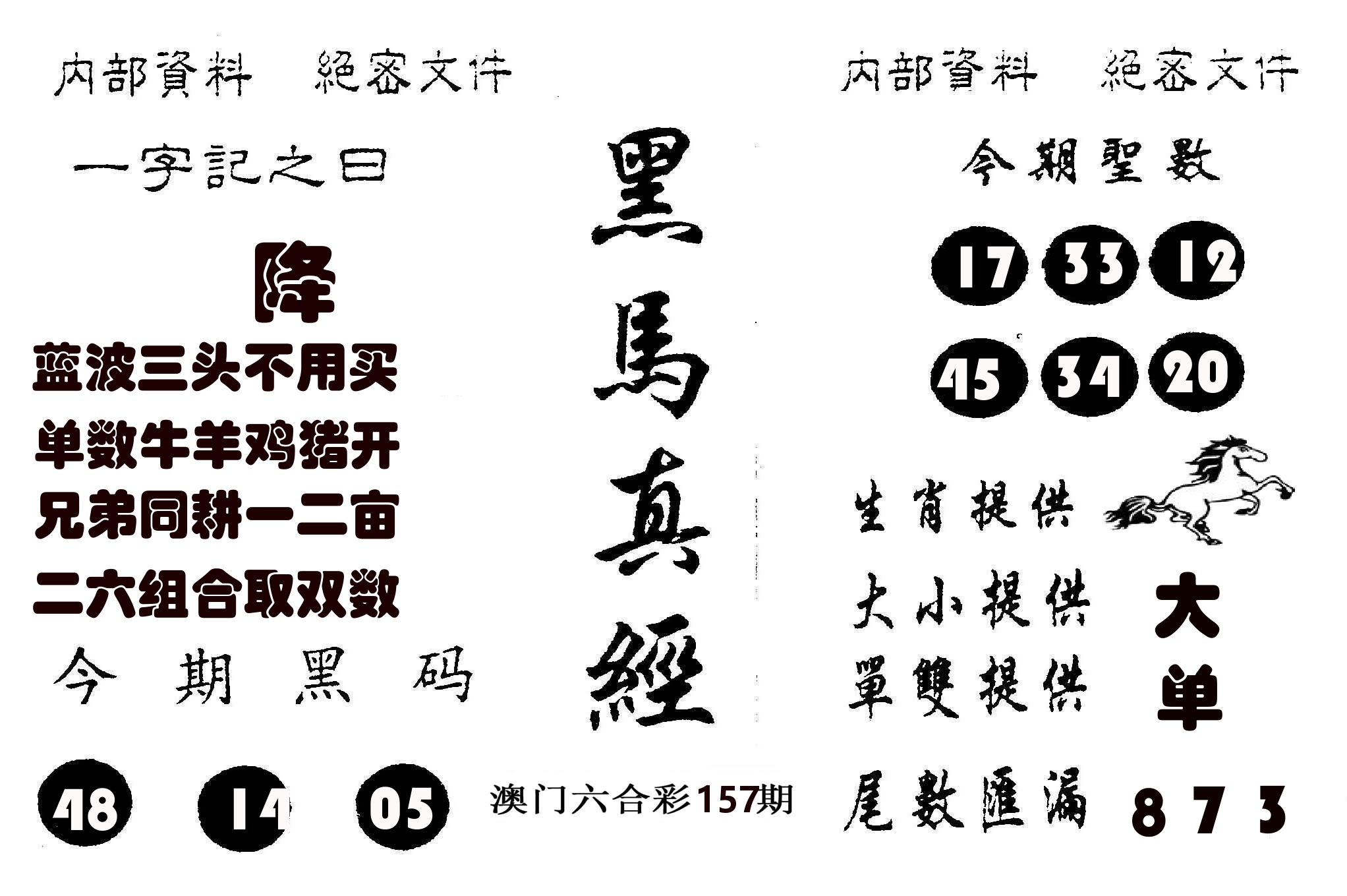 黑马真经 第157期
