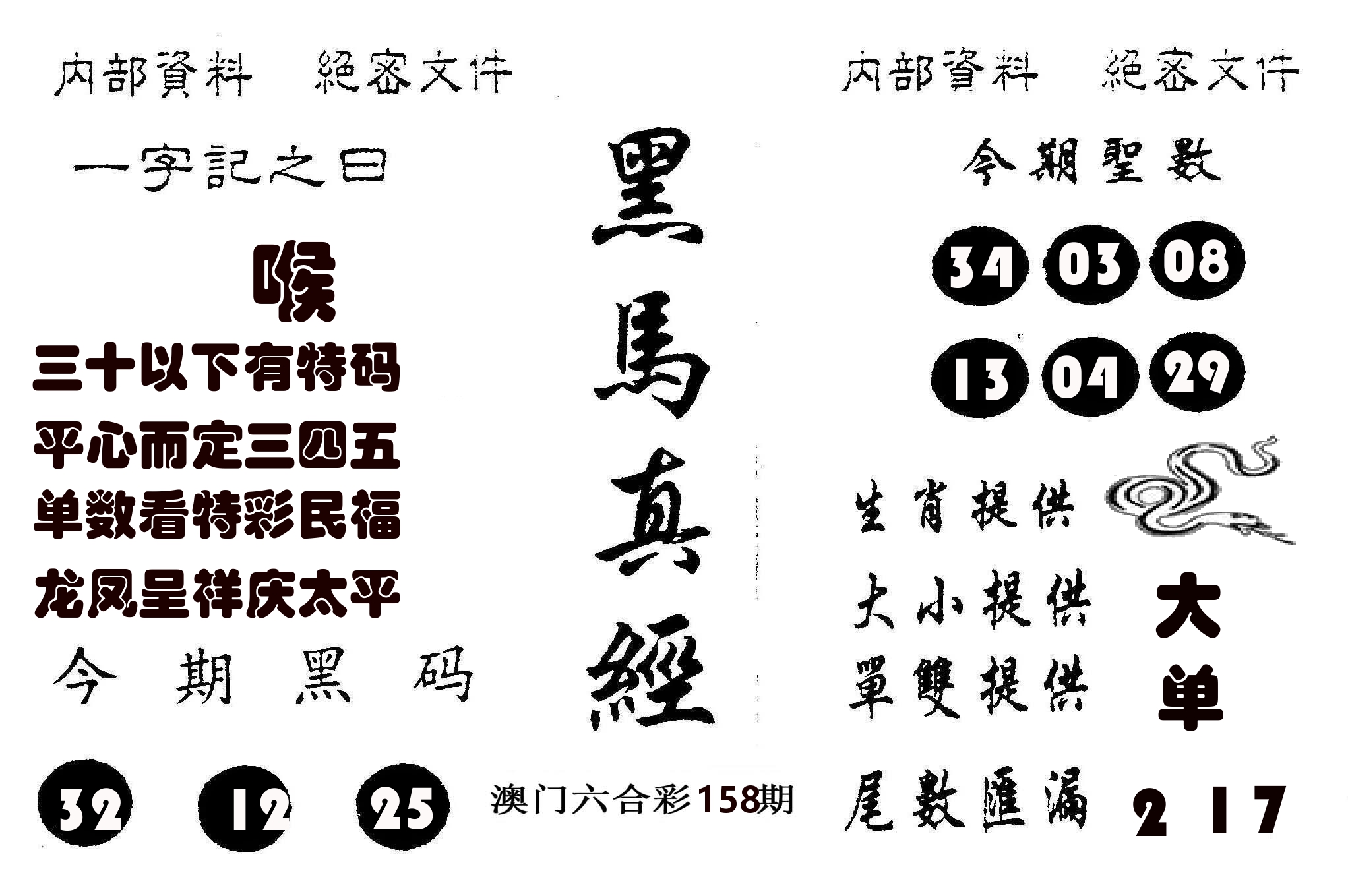 黑马真经 第158期