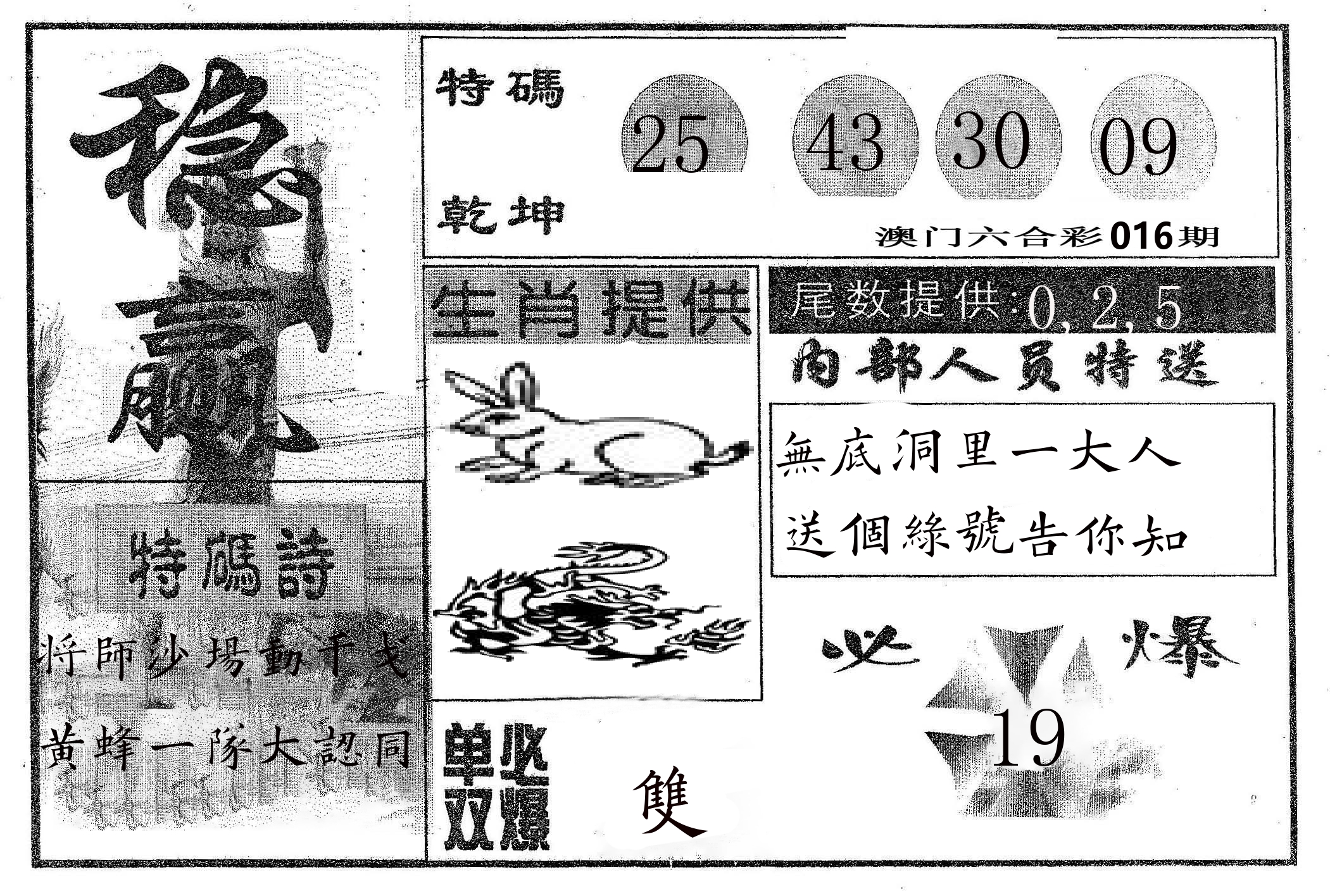 稳赢 第16期