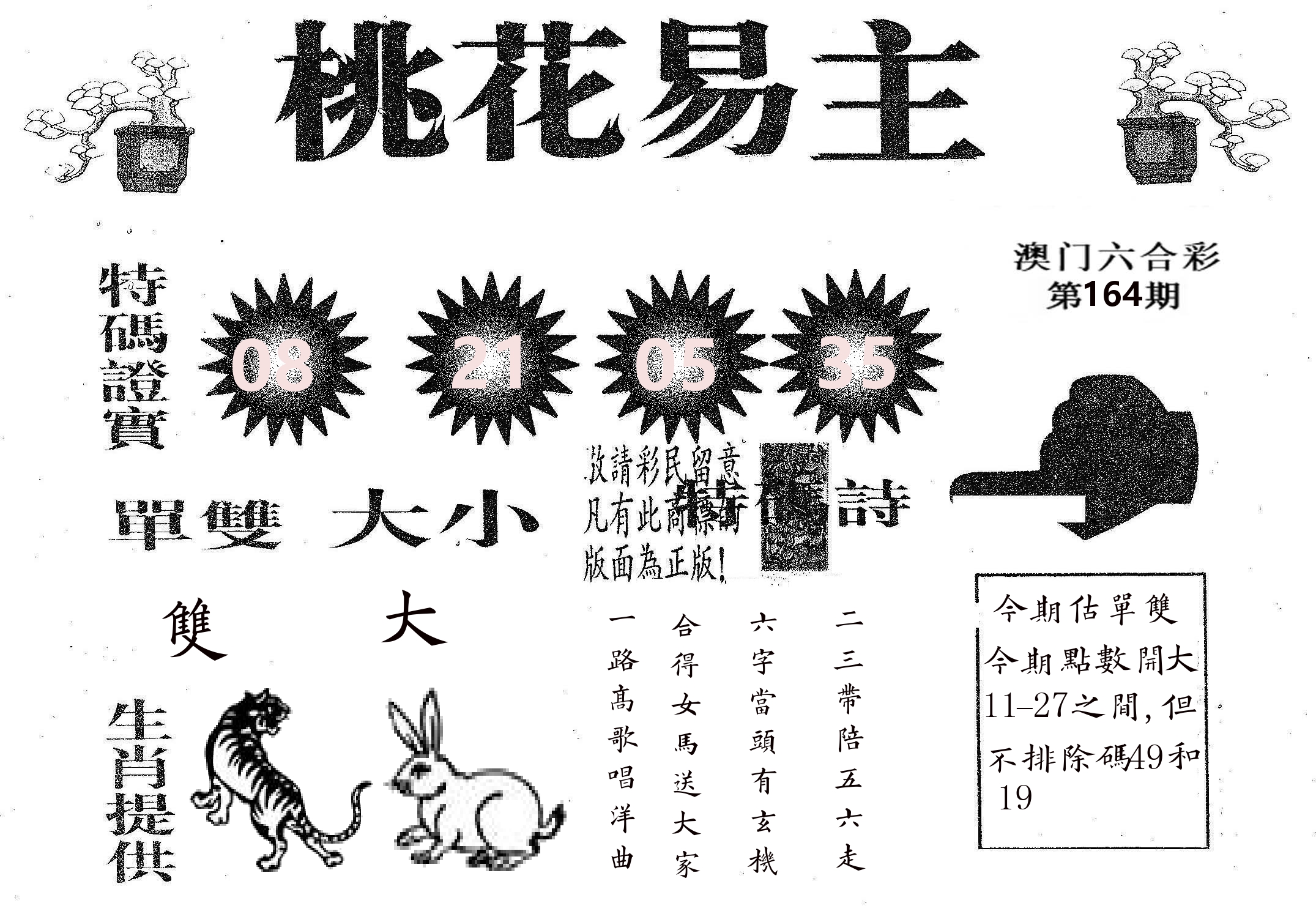 桃花易主 第164期
