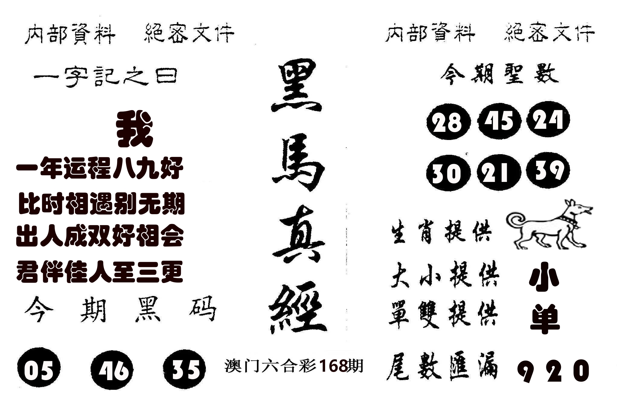 黑马真经 第168期