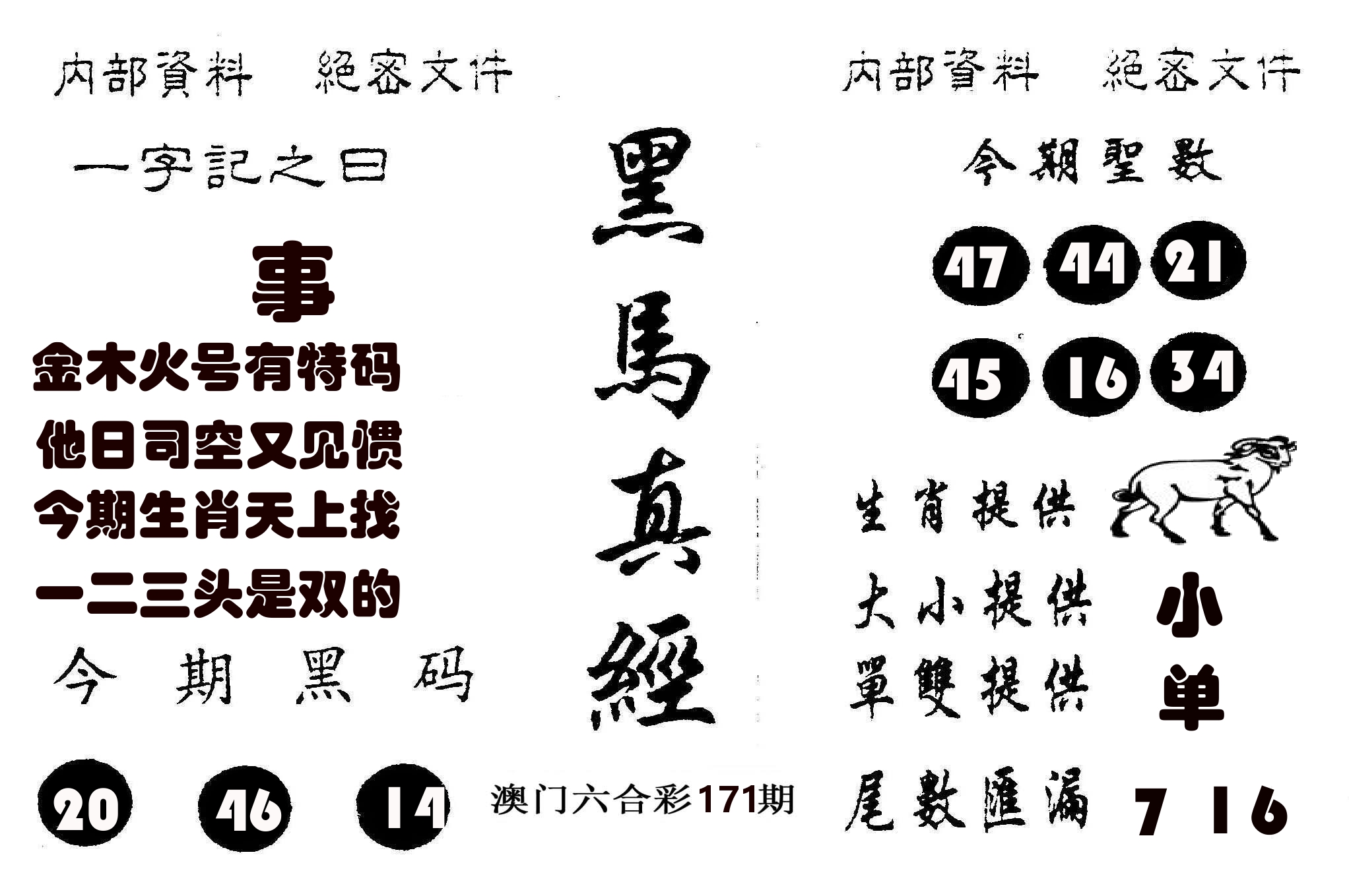 黑马真经 第171期