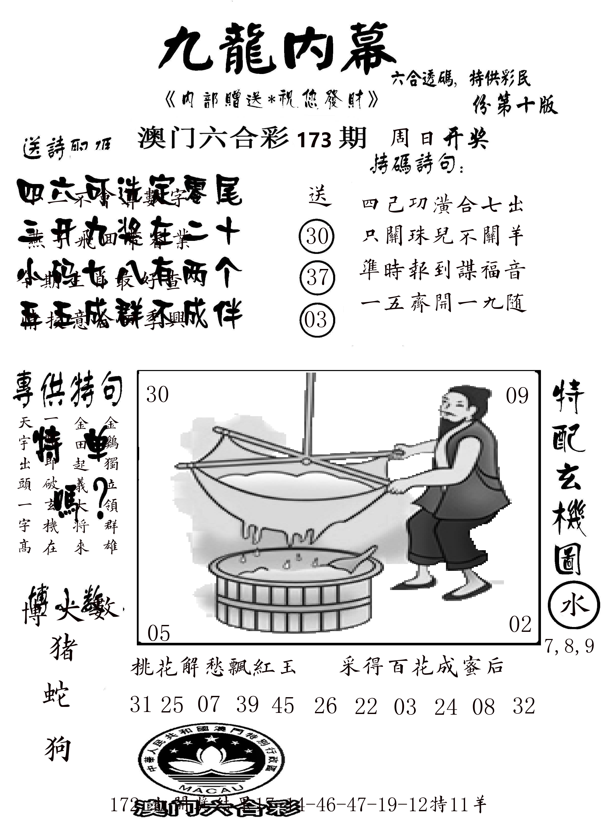 澳门传真2 第173期
