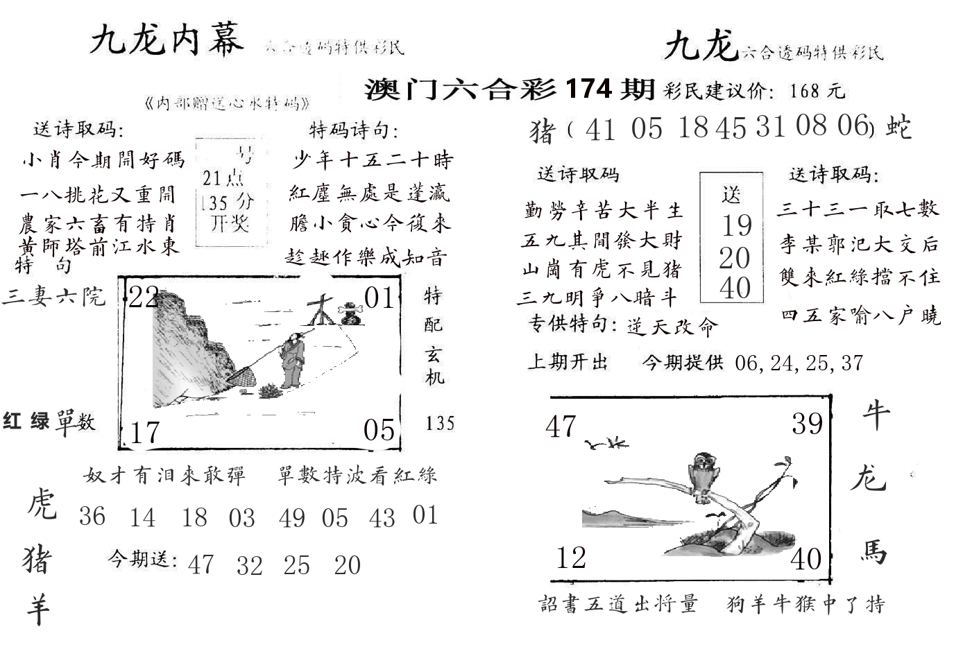 九龙内幕 第174期