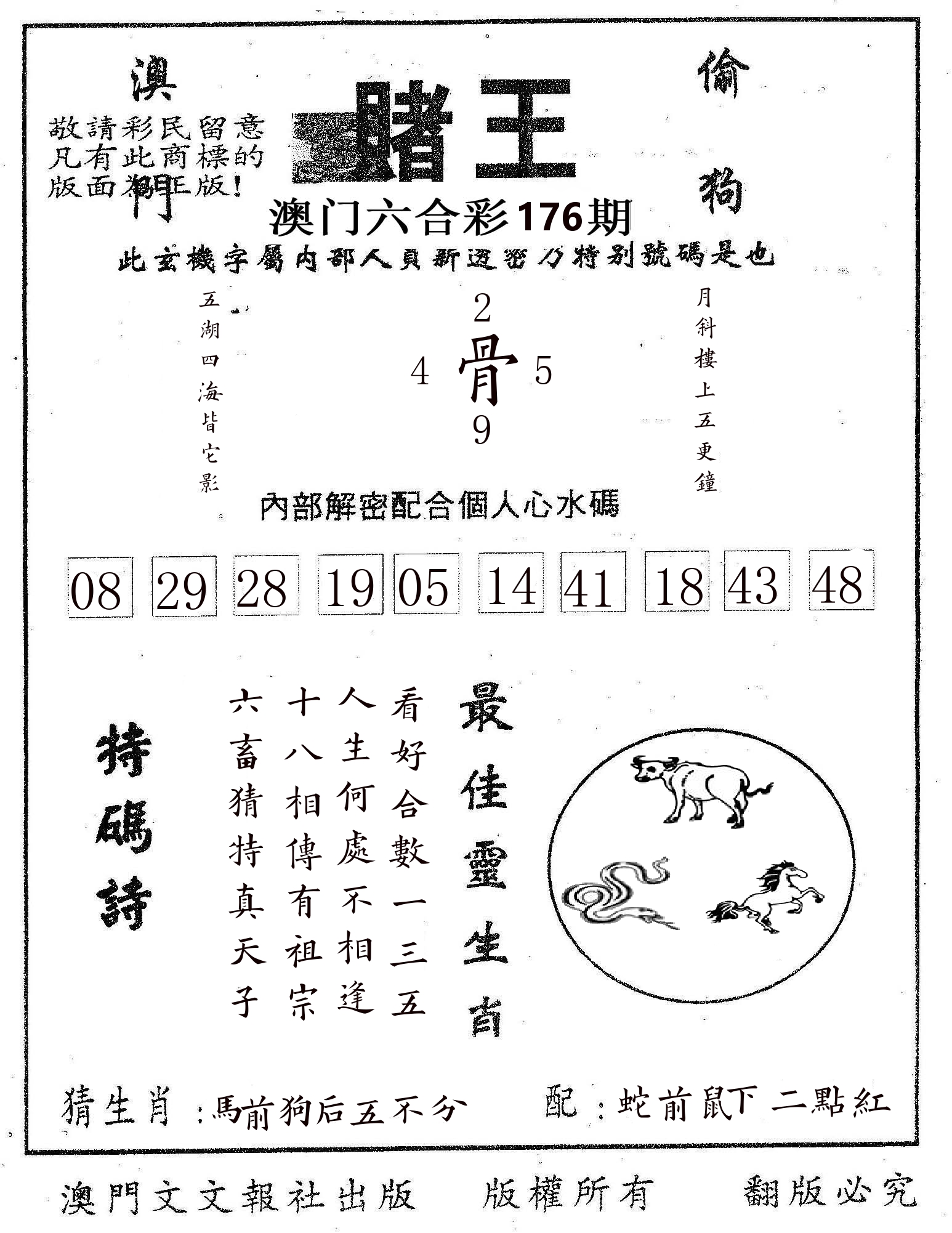赌王 第176期