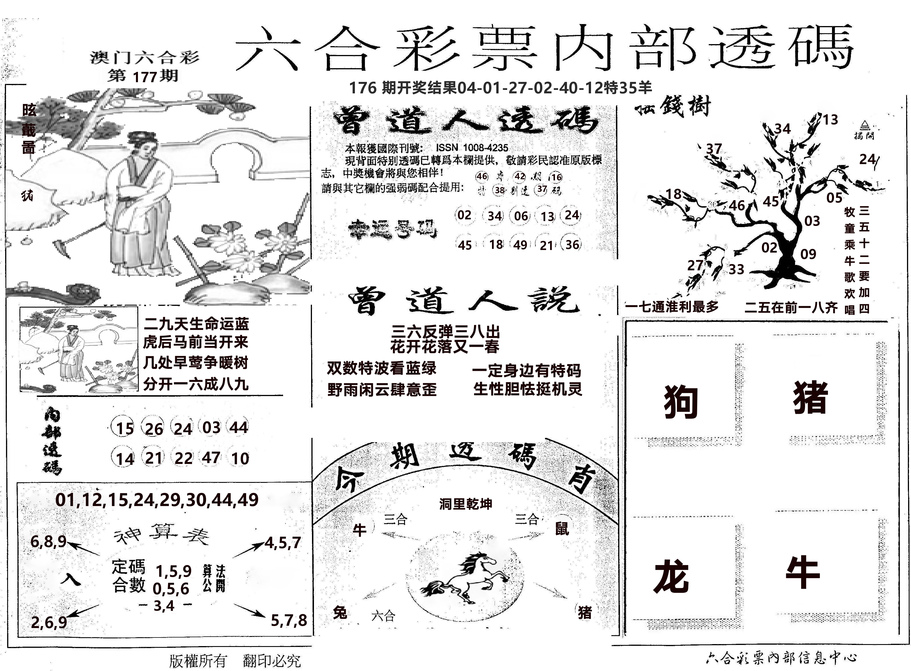 内部透码(信封) 第177期