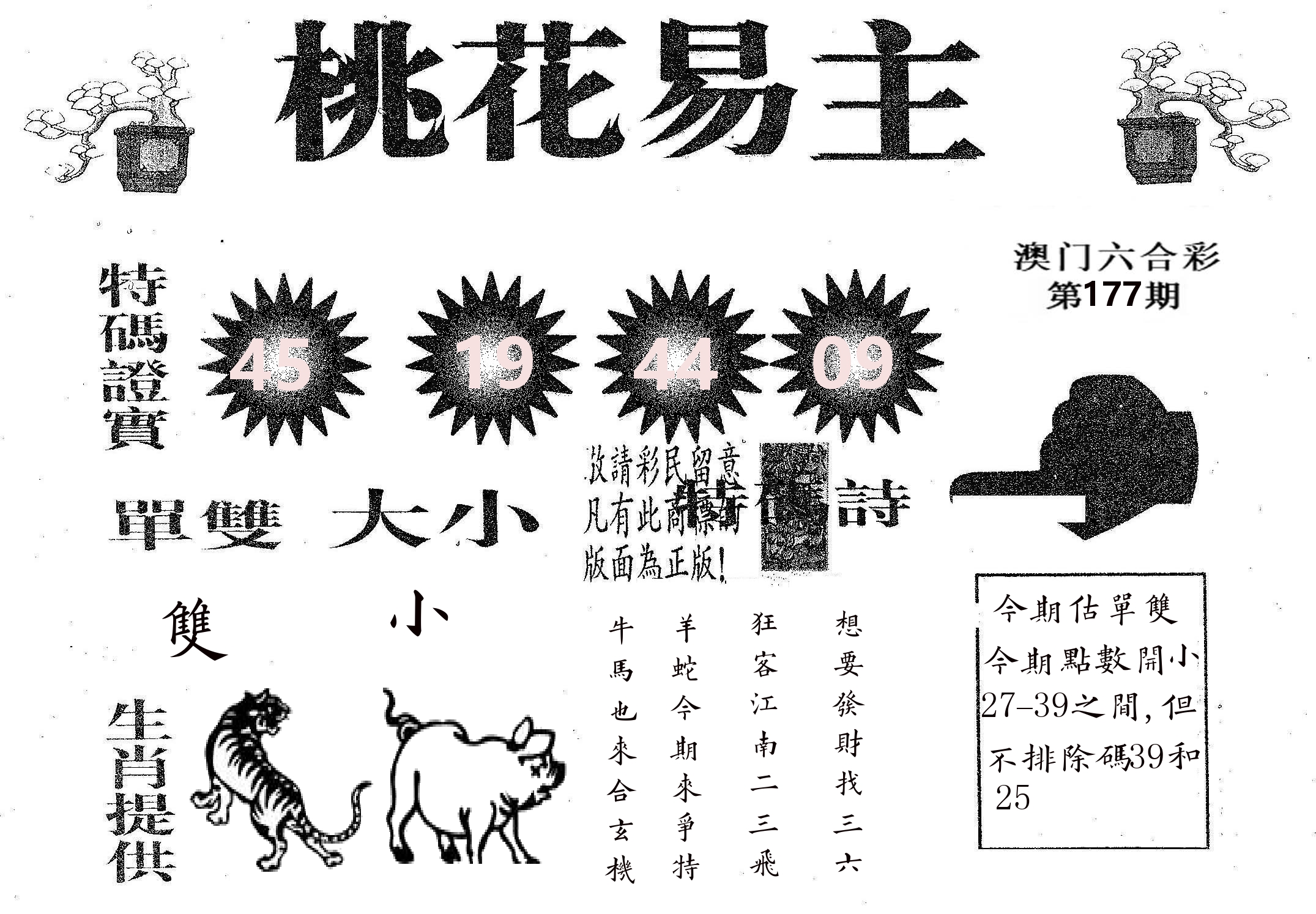 桃花易主 第177期