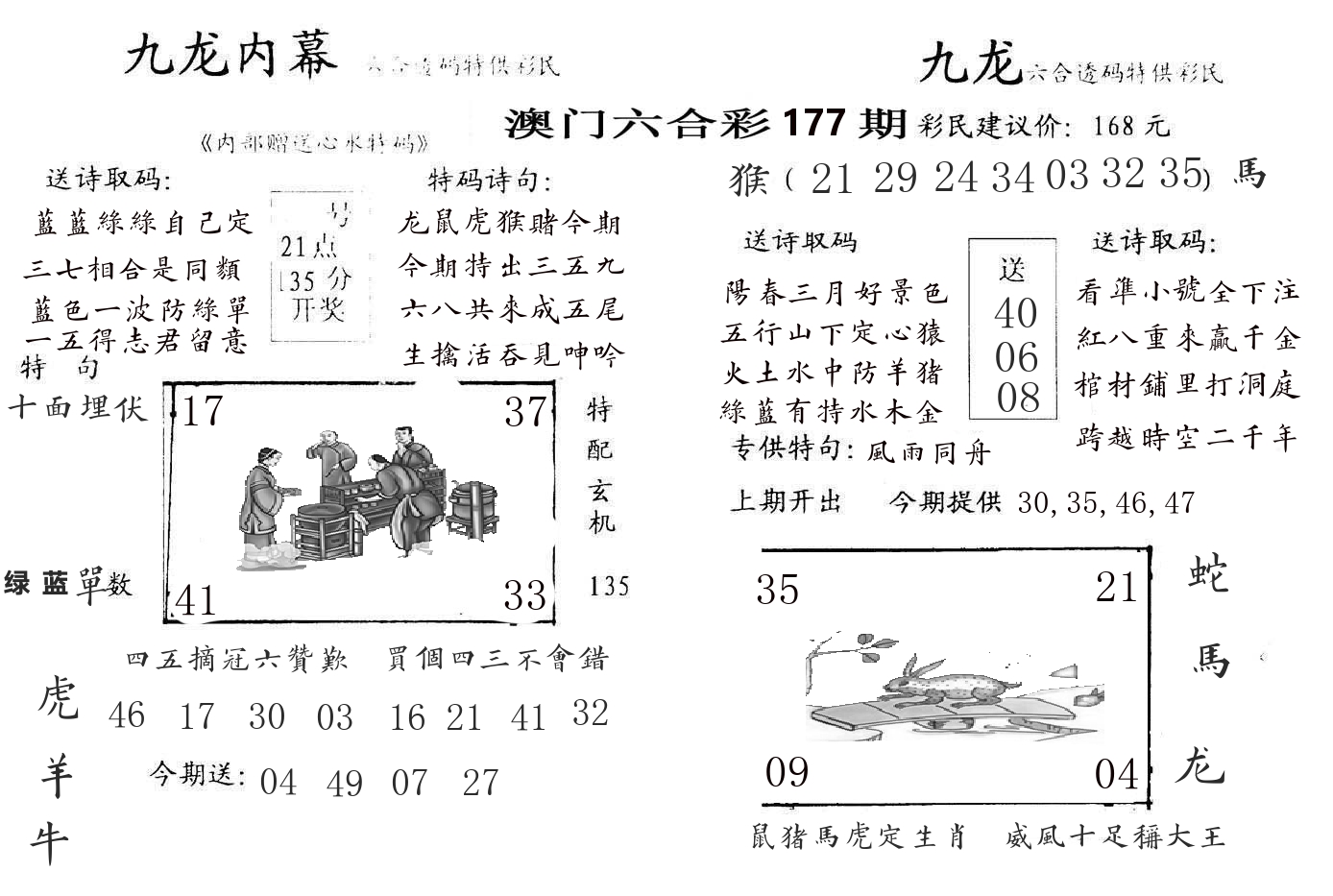九龙内幕 第177期