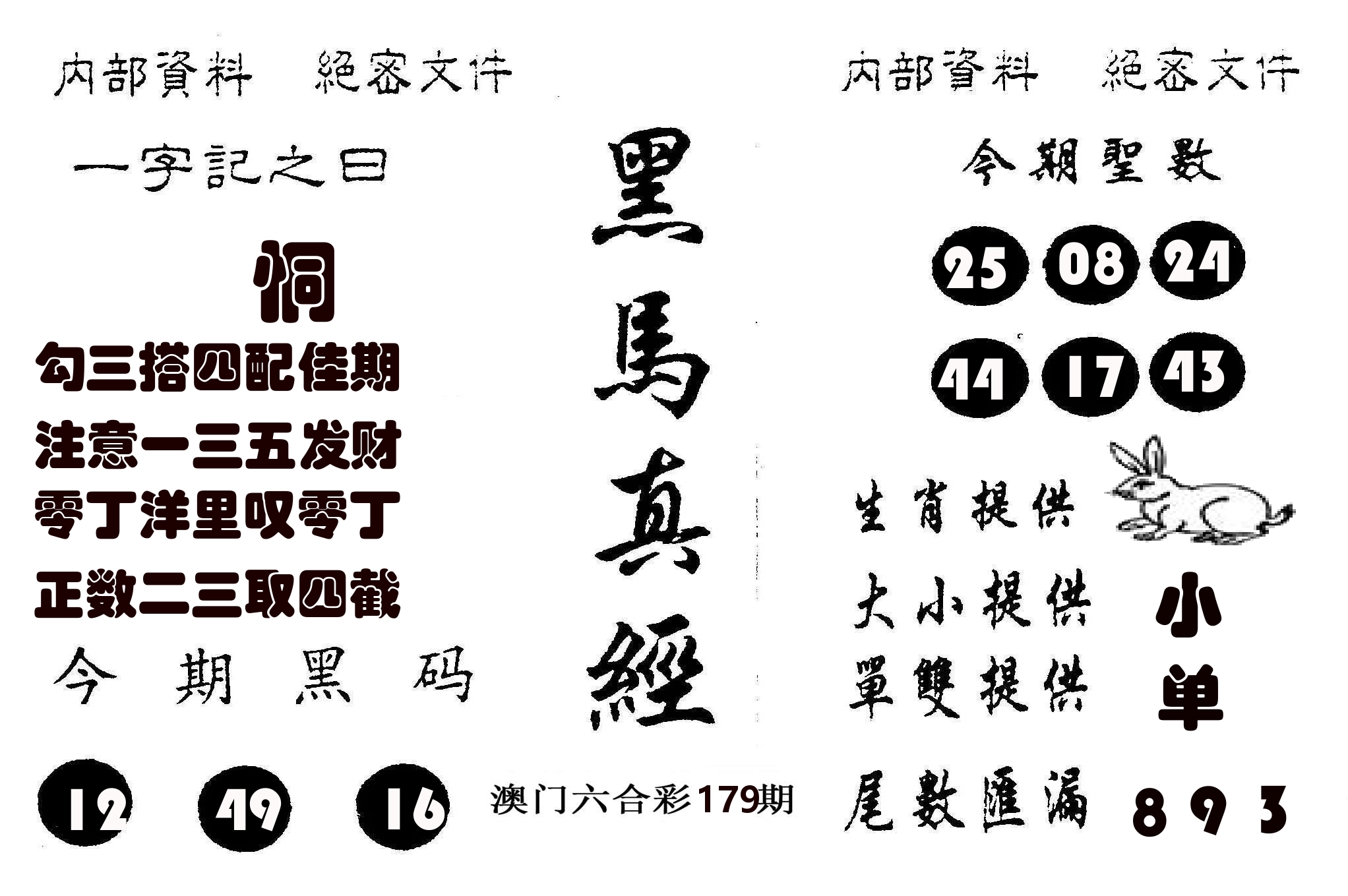 黑马真经 第179期