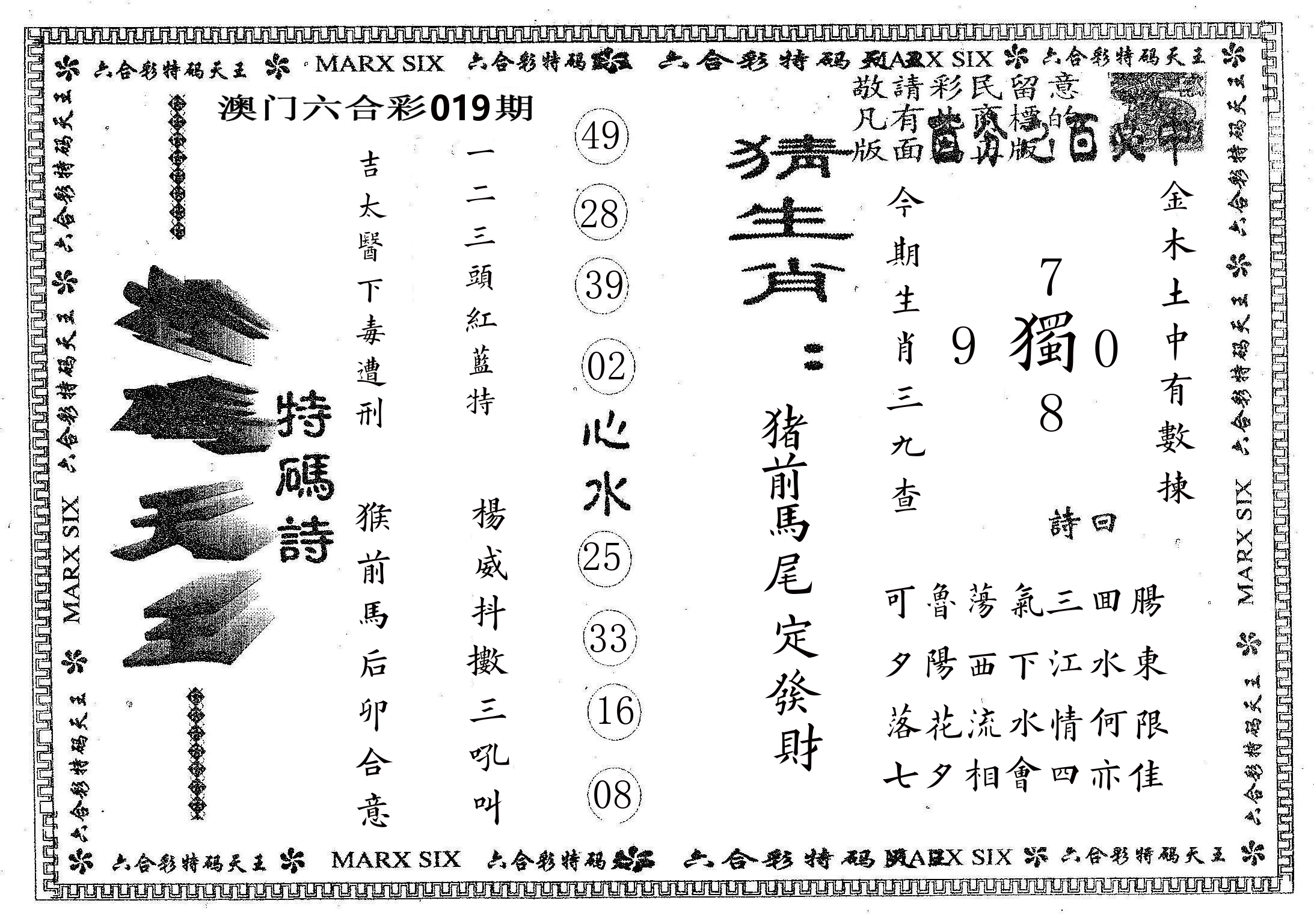 天码天王 第19期