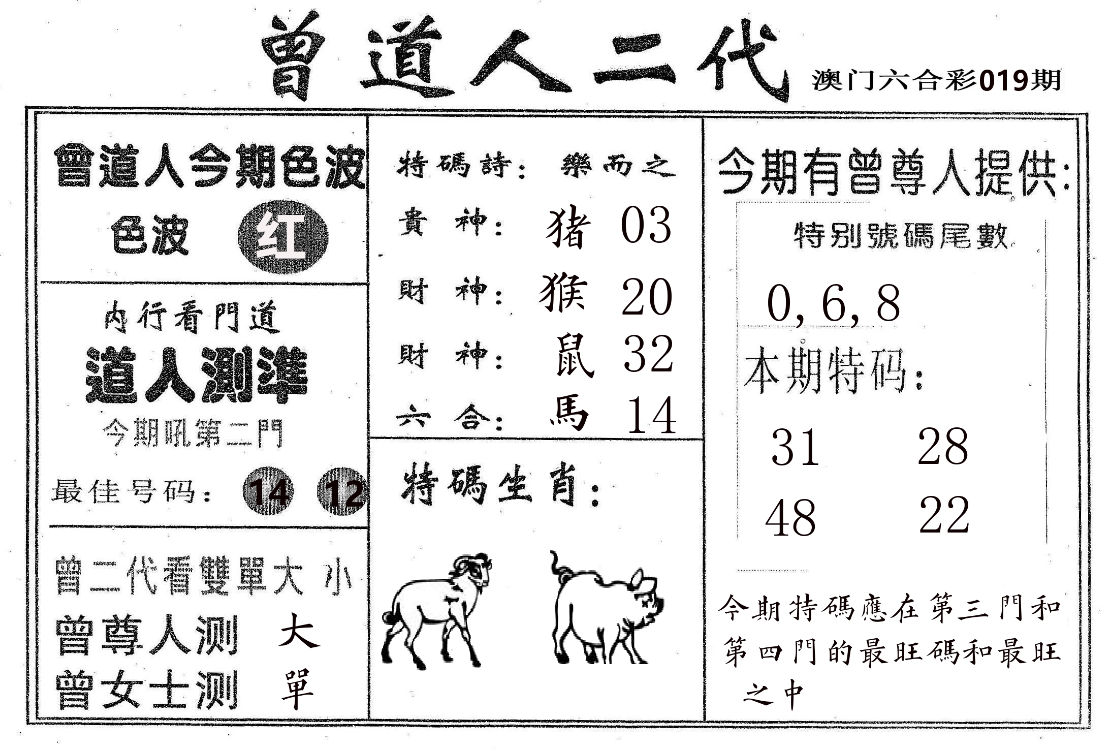 曾二代 第19期