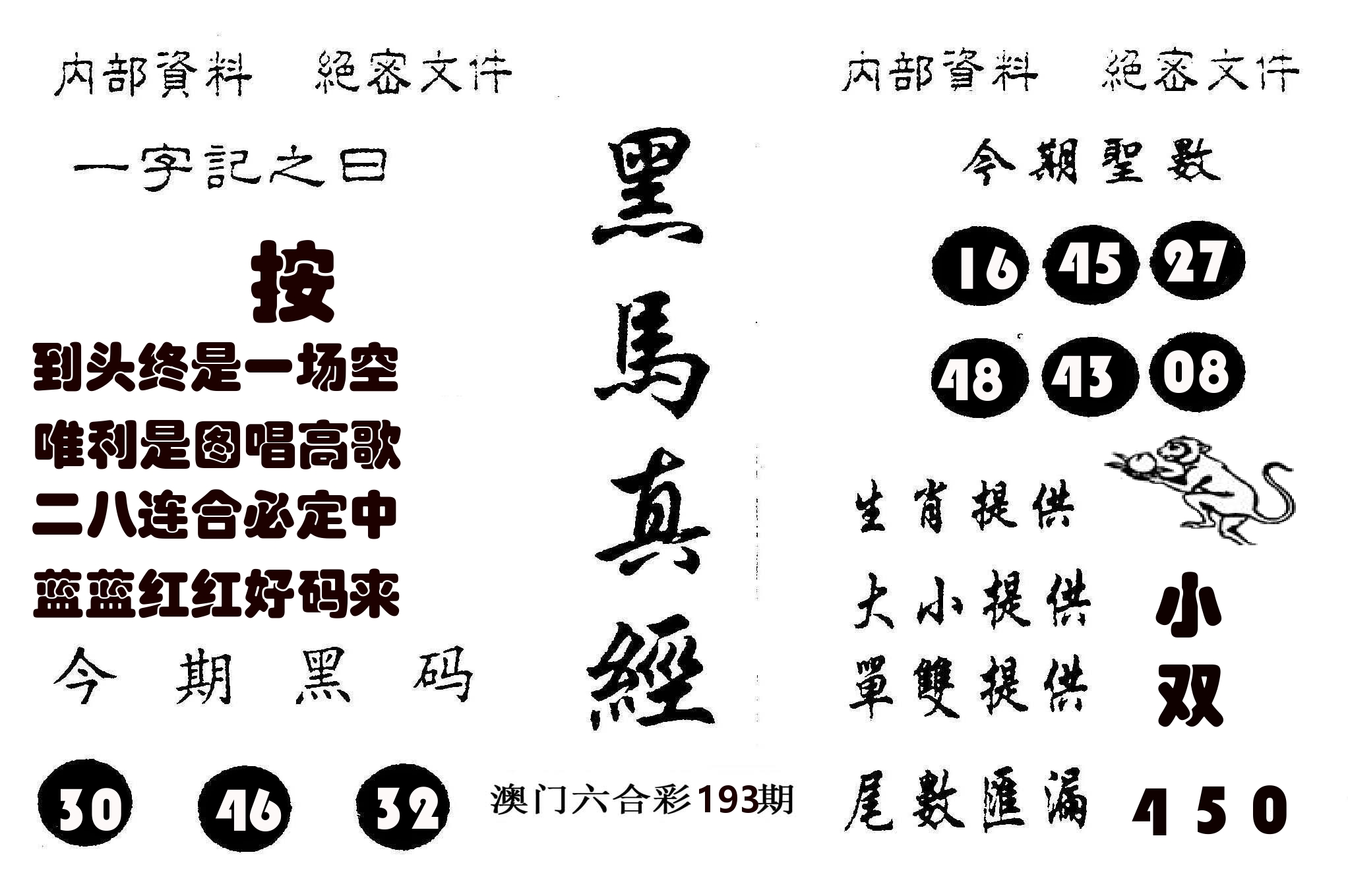 黑马真经 第193期