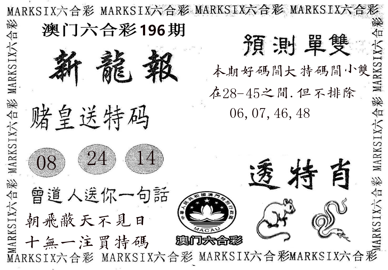 新龙报 第196期