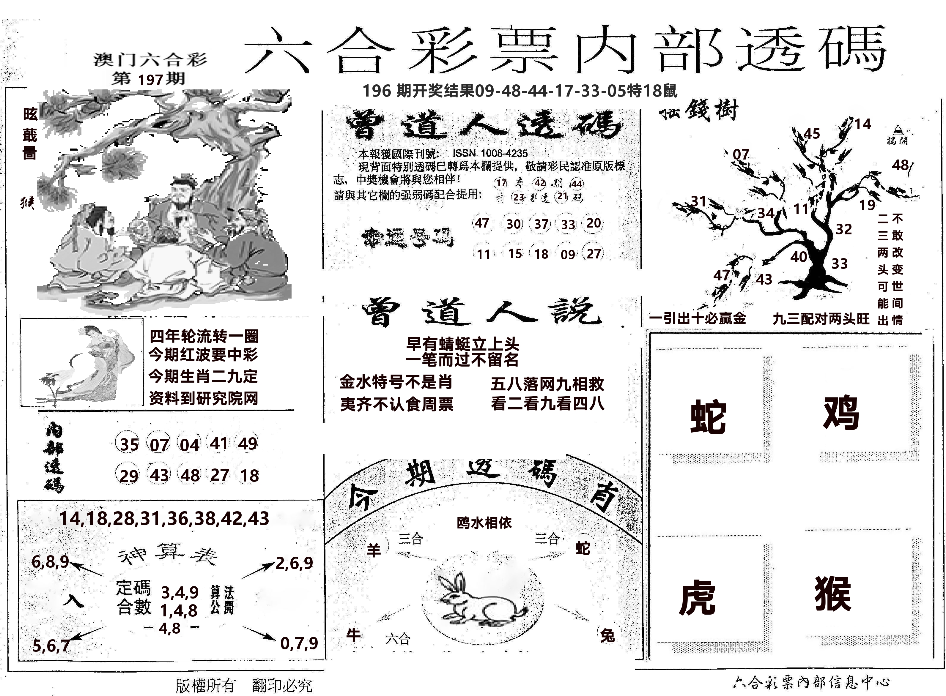 内部透码(信封) 第197期